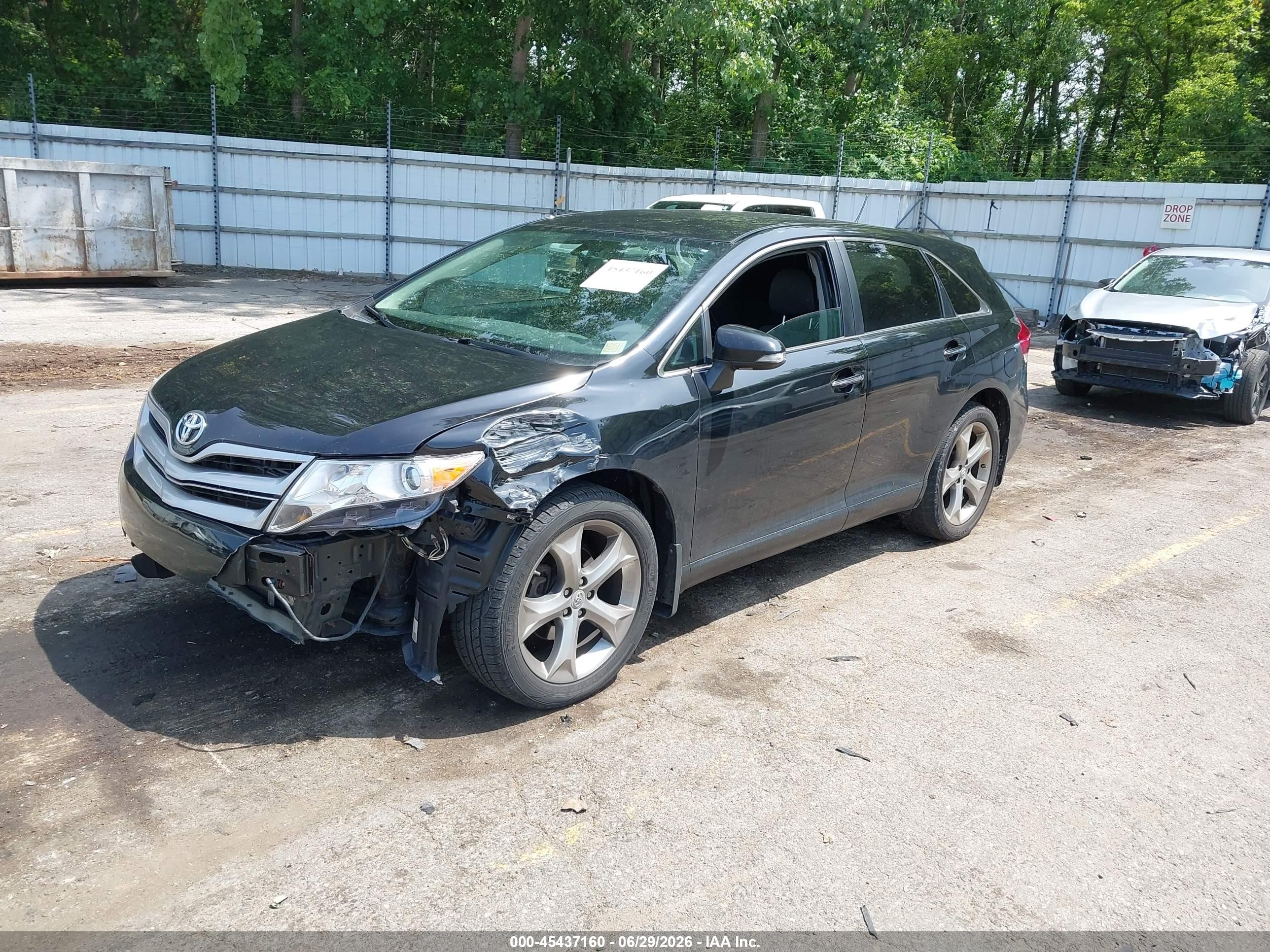 2015 Toyota Venza Xle V6 Черный vin: 4T3BK3BB1FU116542