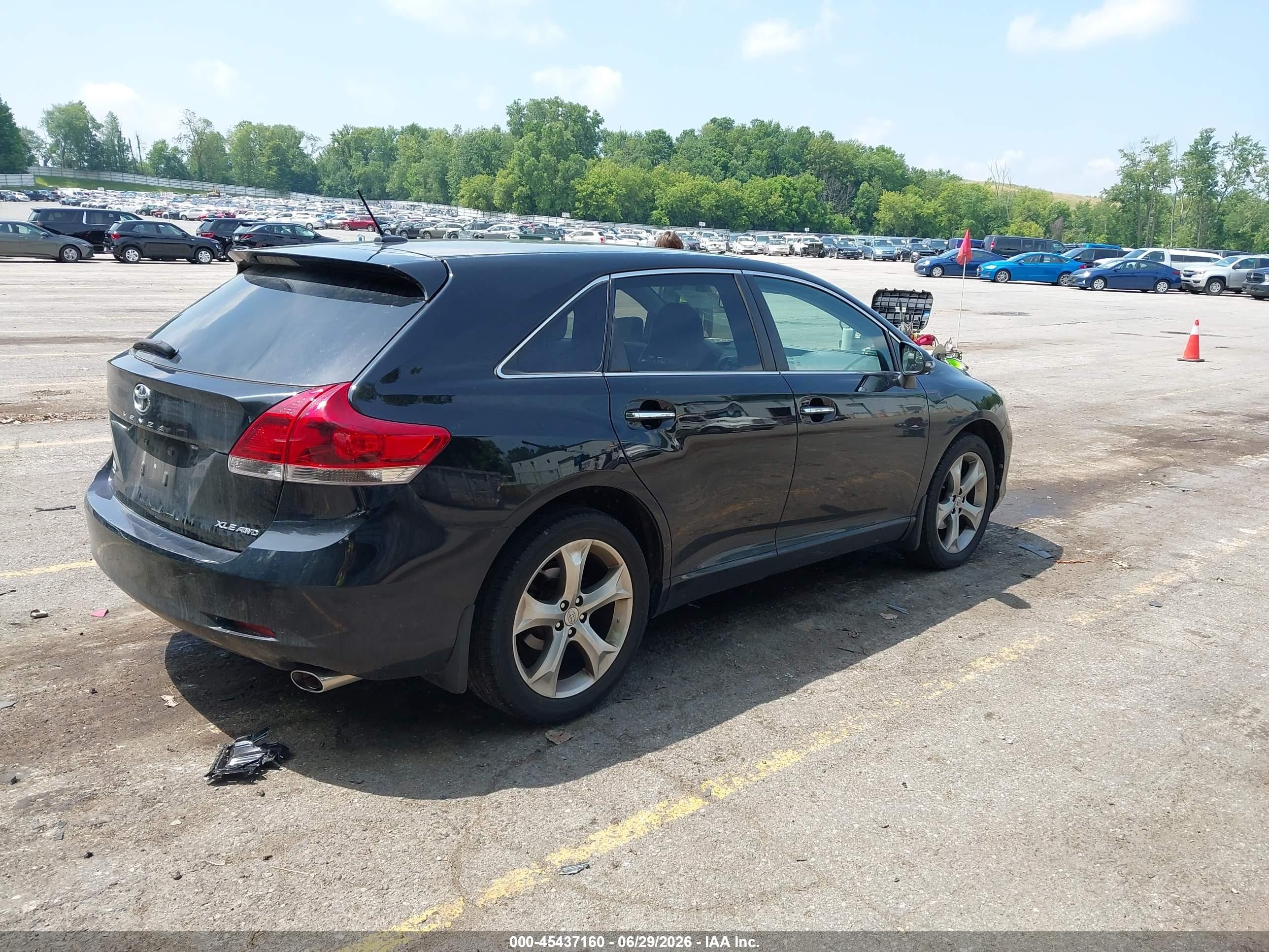 2015 Toyota Venza Xle V6 Черный vin: 4T3BK3BB1FU116542