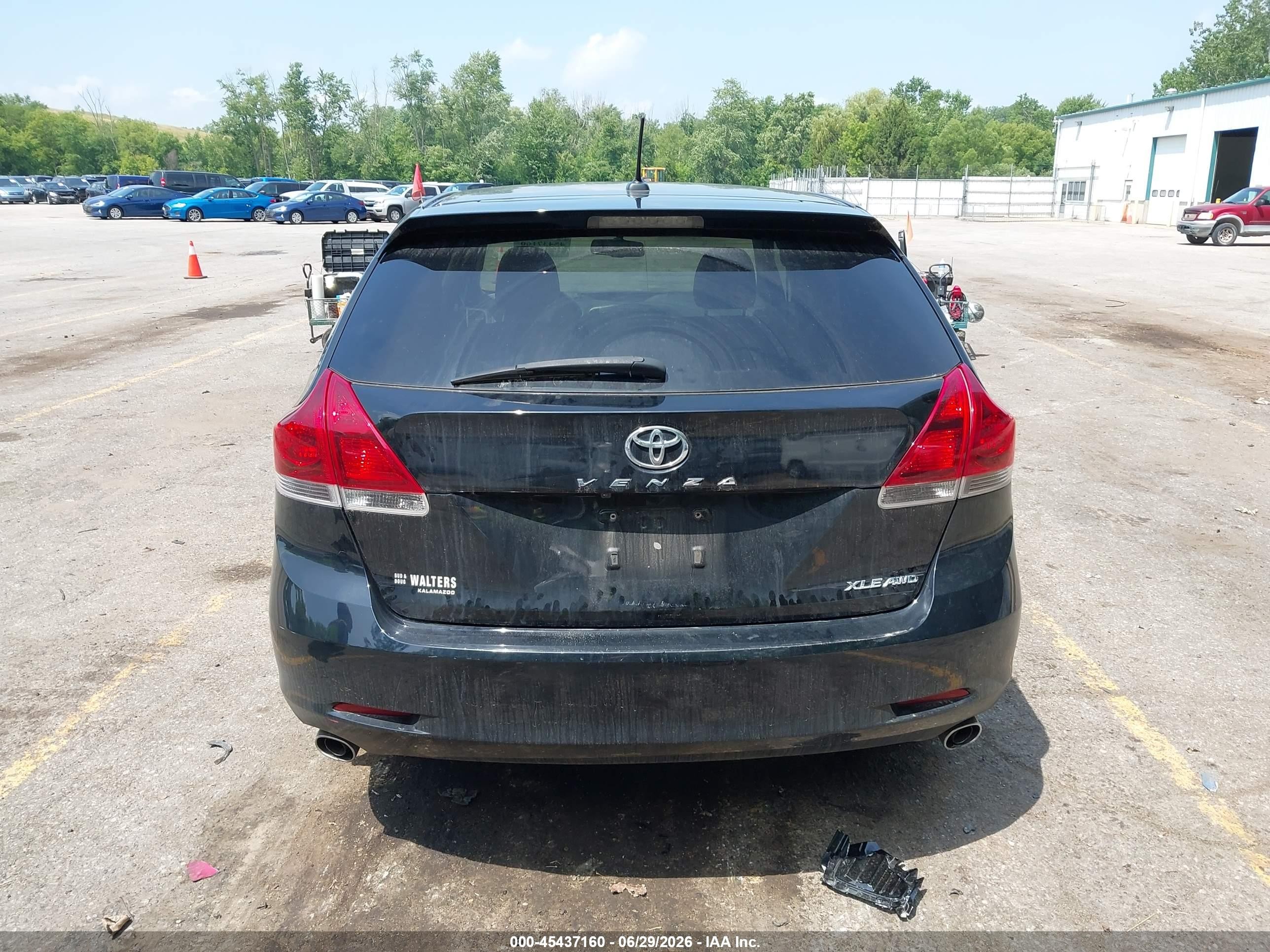 2015 Toyota Venza Xle V6 Черный vin: 4T3BK3BB1FU116542