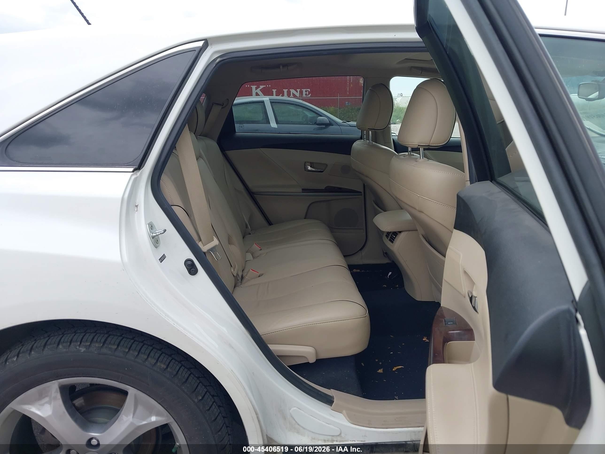2015 Toyota Venza Limited V6 White vin: 4T3BK3BB1FU120509