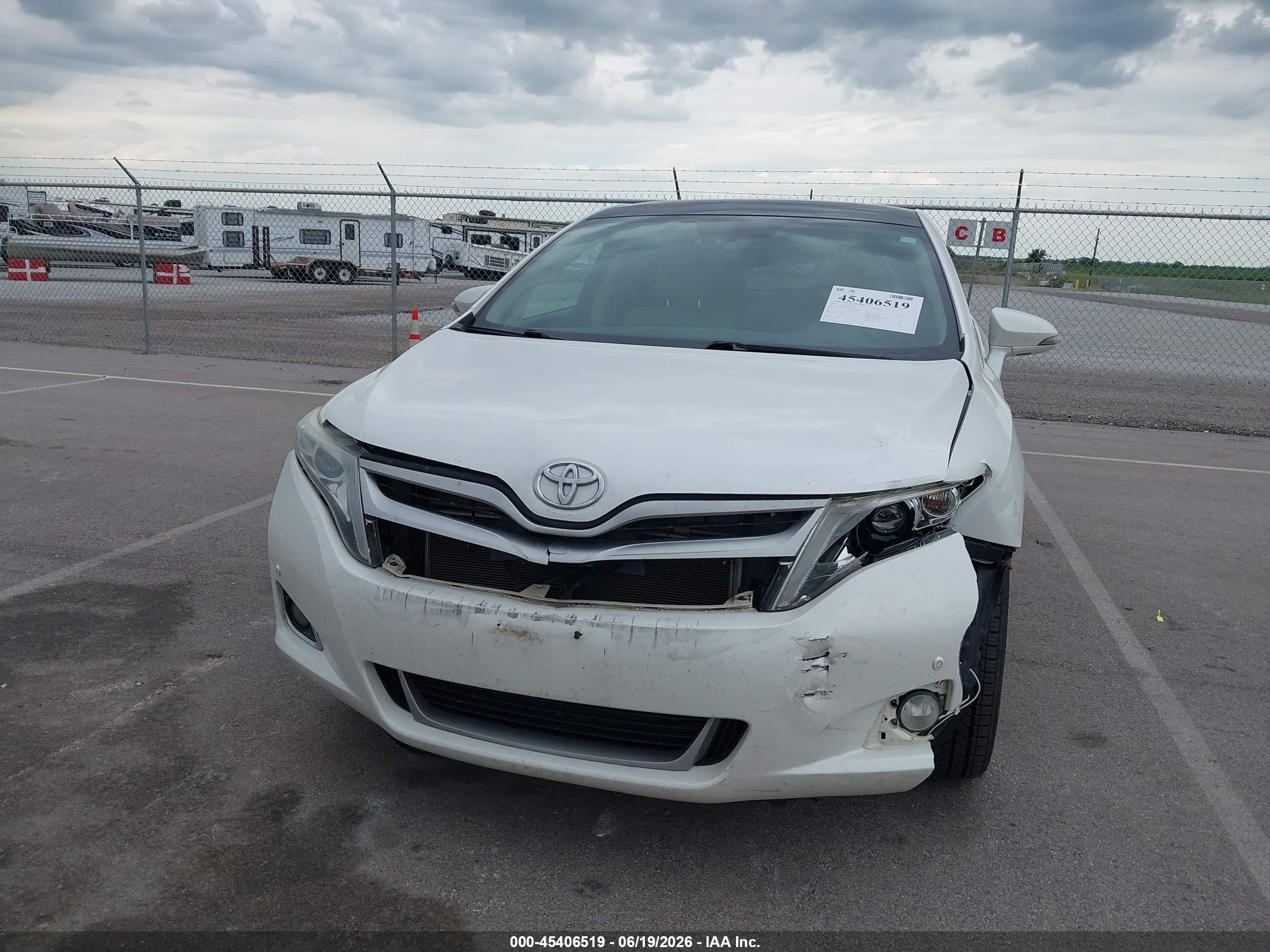 2015 Toyota Venza Limited V6 White vin: 4T3BK3BB1FU120509