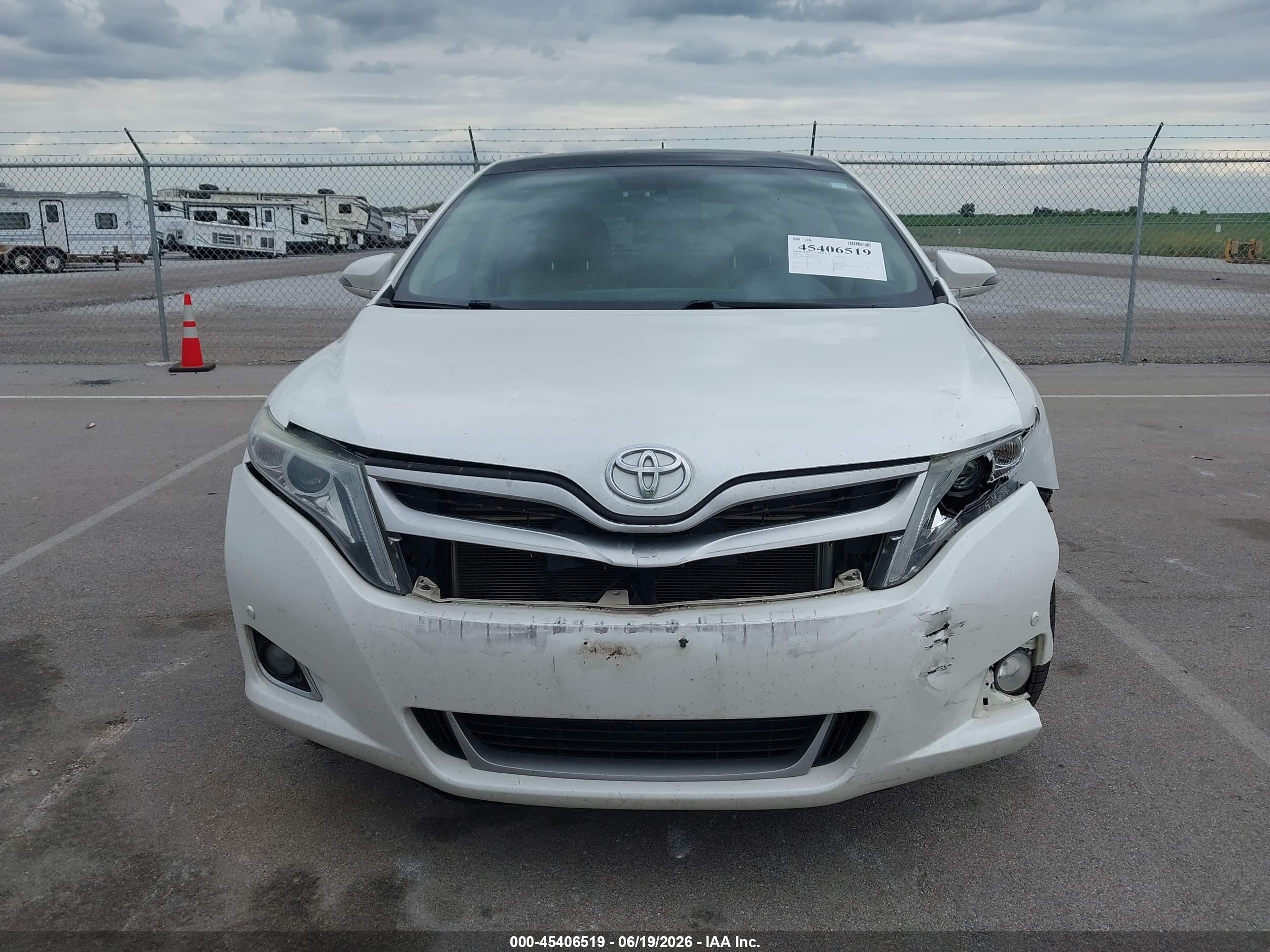 2015 Toyota Venza Limited V6 White vin: 4T3BK3BB1FU120509