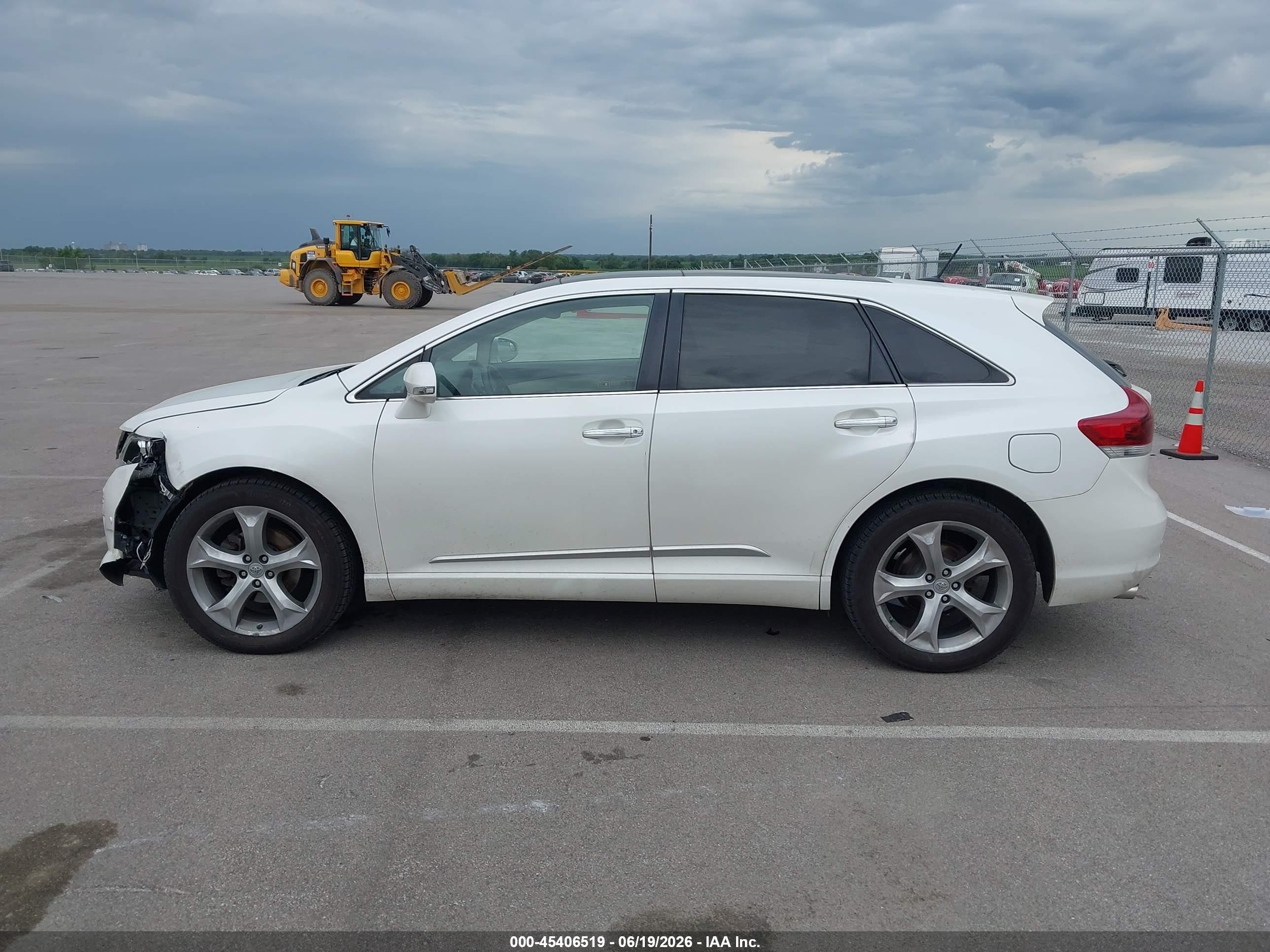 2015 Toyota Venza Limited V6 White vin: 4T3BK3BB1FU120509