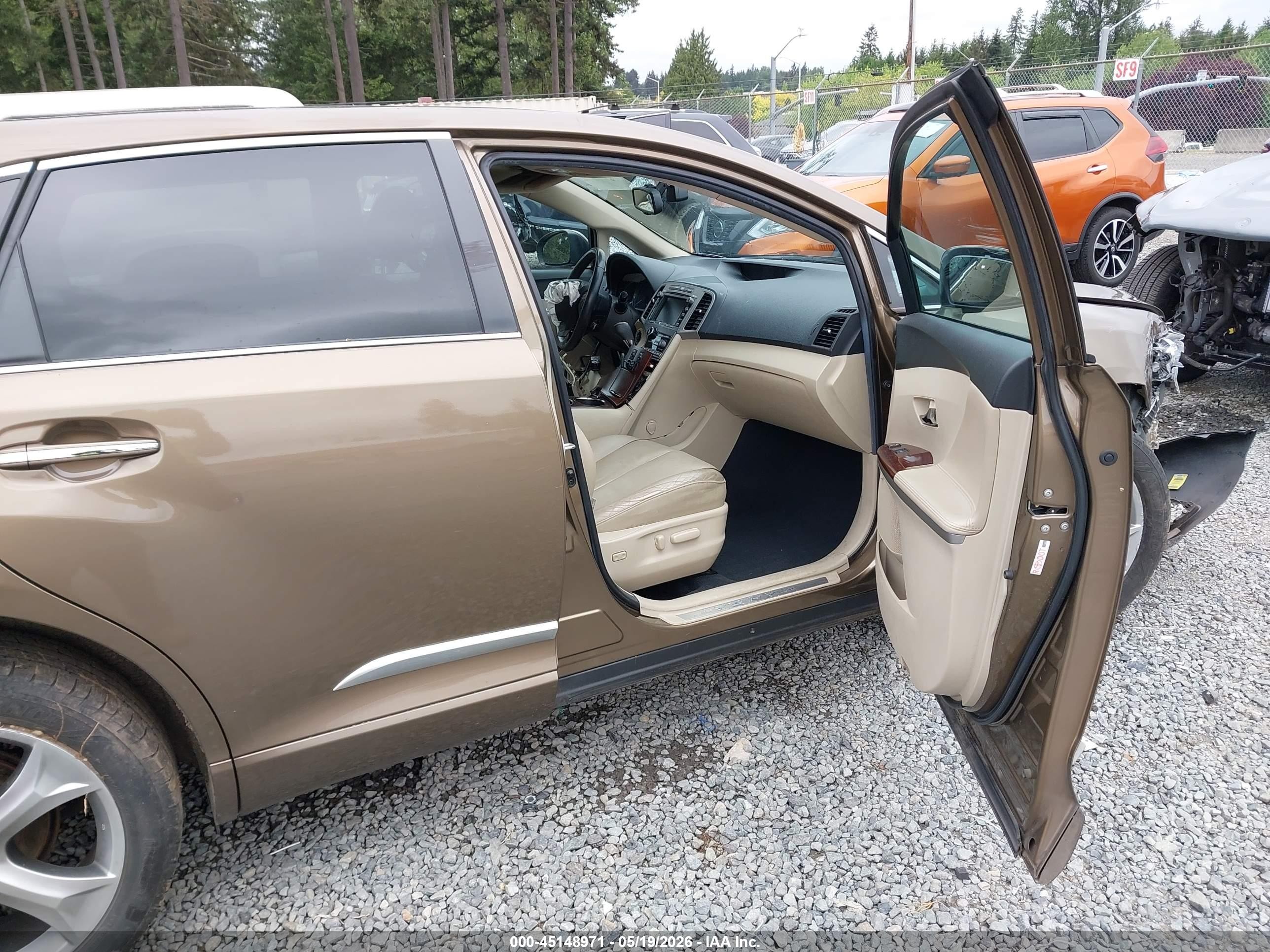 2012 Toyota Venza Limited V6 Brown vin: 4T3BK3BB2CU067864