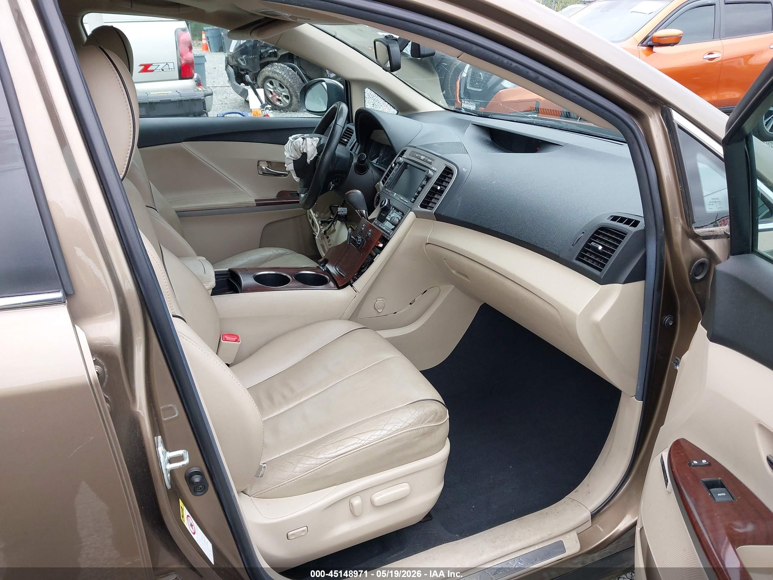 2012 Toyota Venza Limited V6 Brown vin: 4T3BK3BB2CU067864