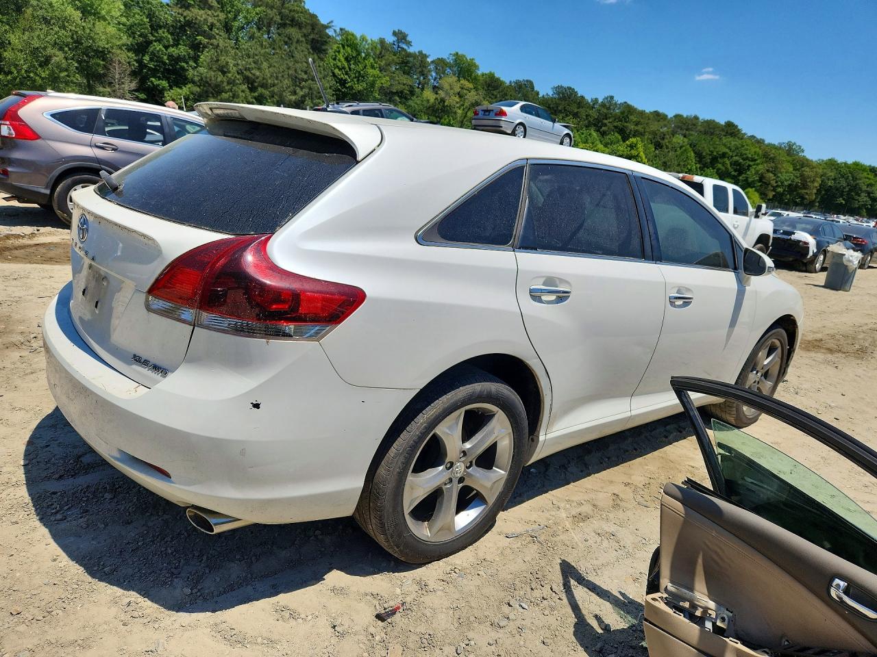 2013 Toyota Venza Xle White vin: 4T3BK3BB2DU094516