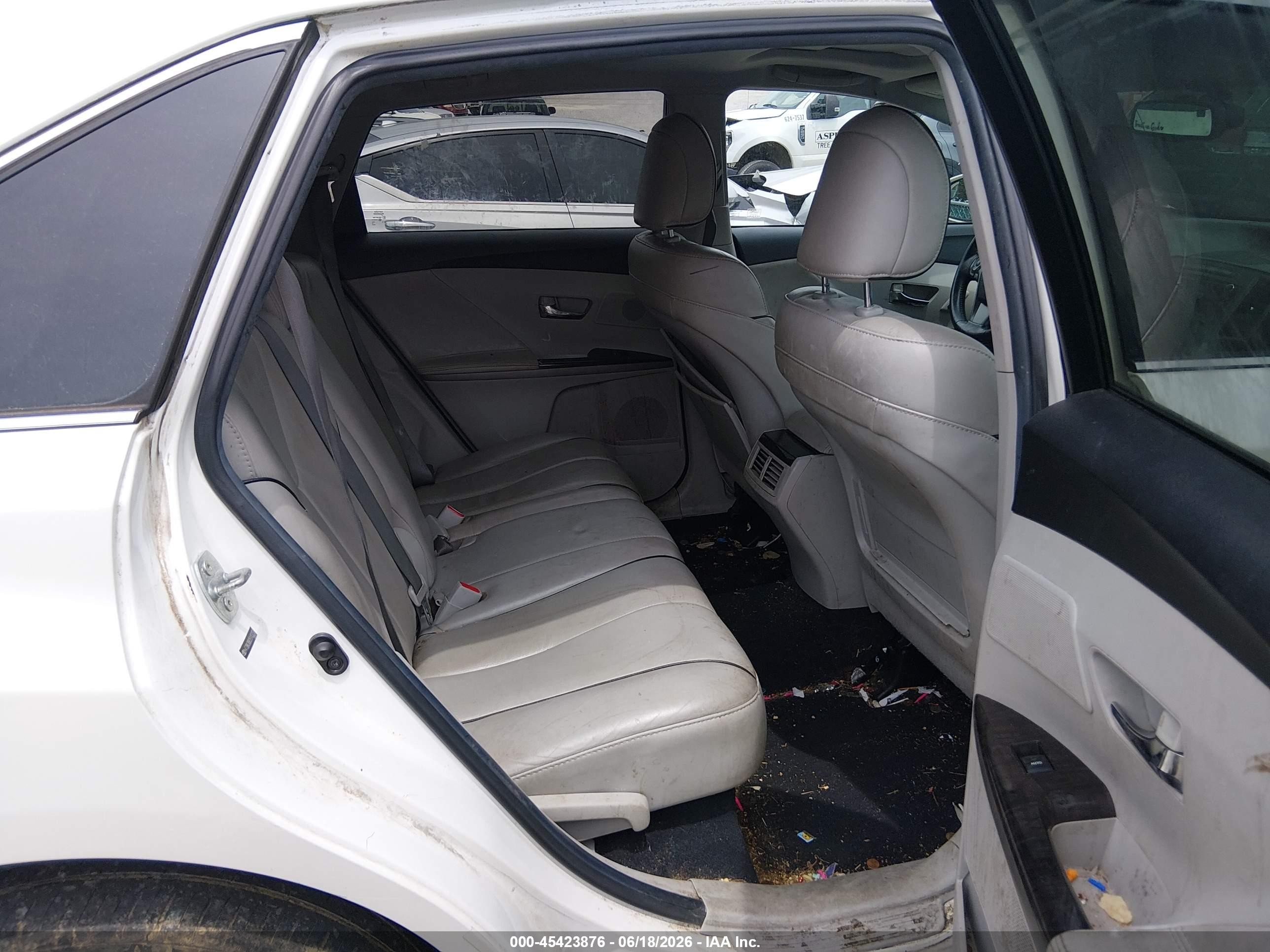 2014 Toyota Venza Limited V6 White vin: 4T3BK3BB2EU103233