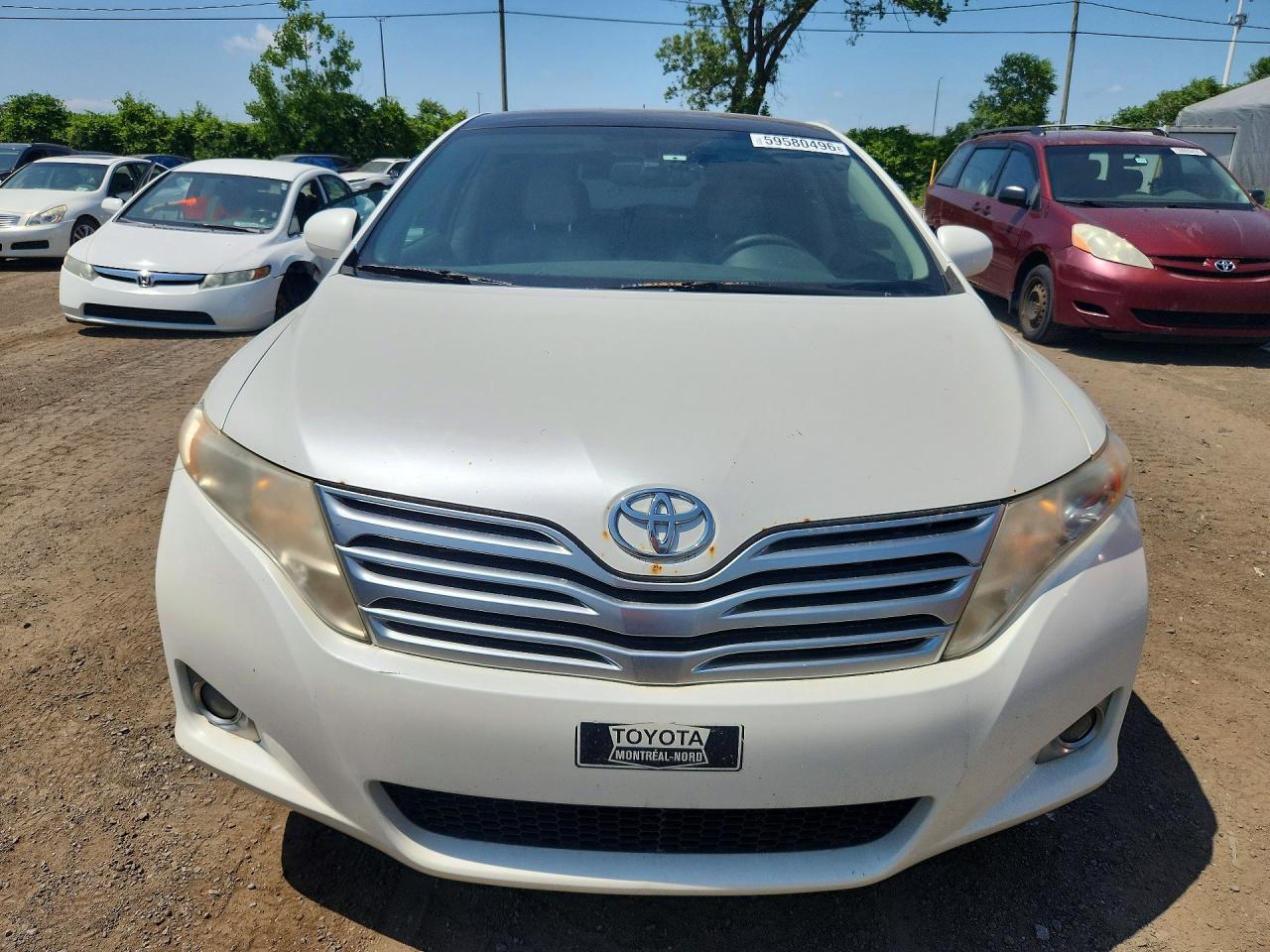 2010 Toyota Venza Awd V6 White vin: 4T3BK3BB3AU032859