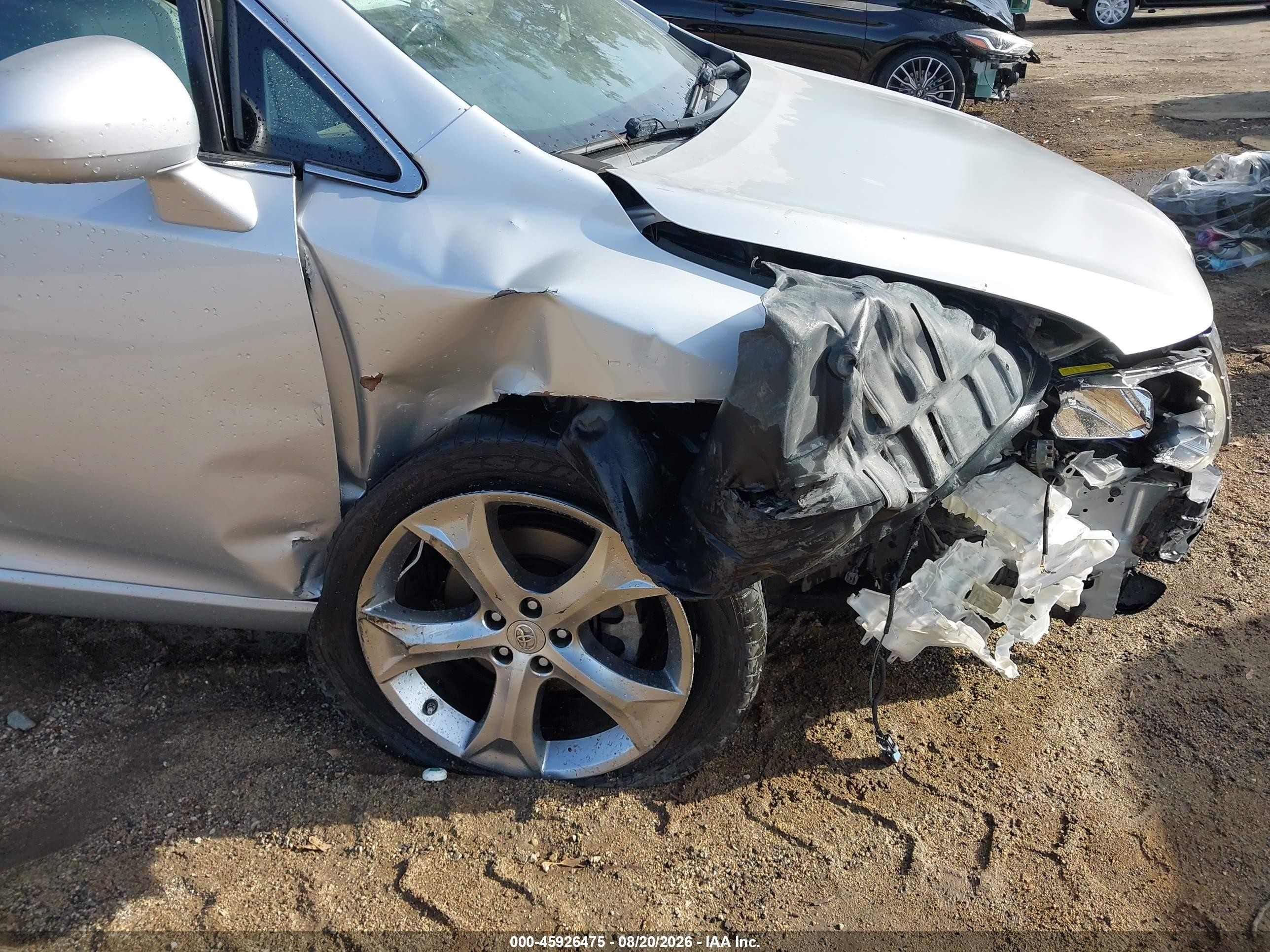 2010 Toyota Venza Base V6 Silver vin: 4T3BK3BB3AU033266