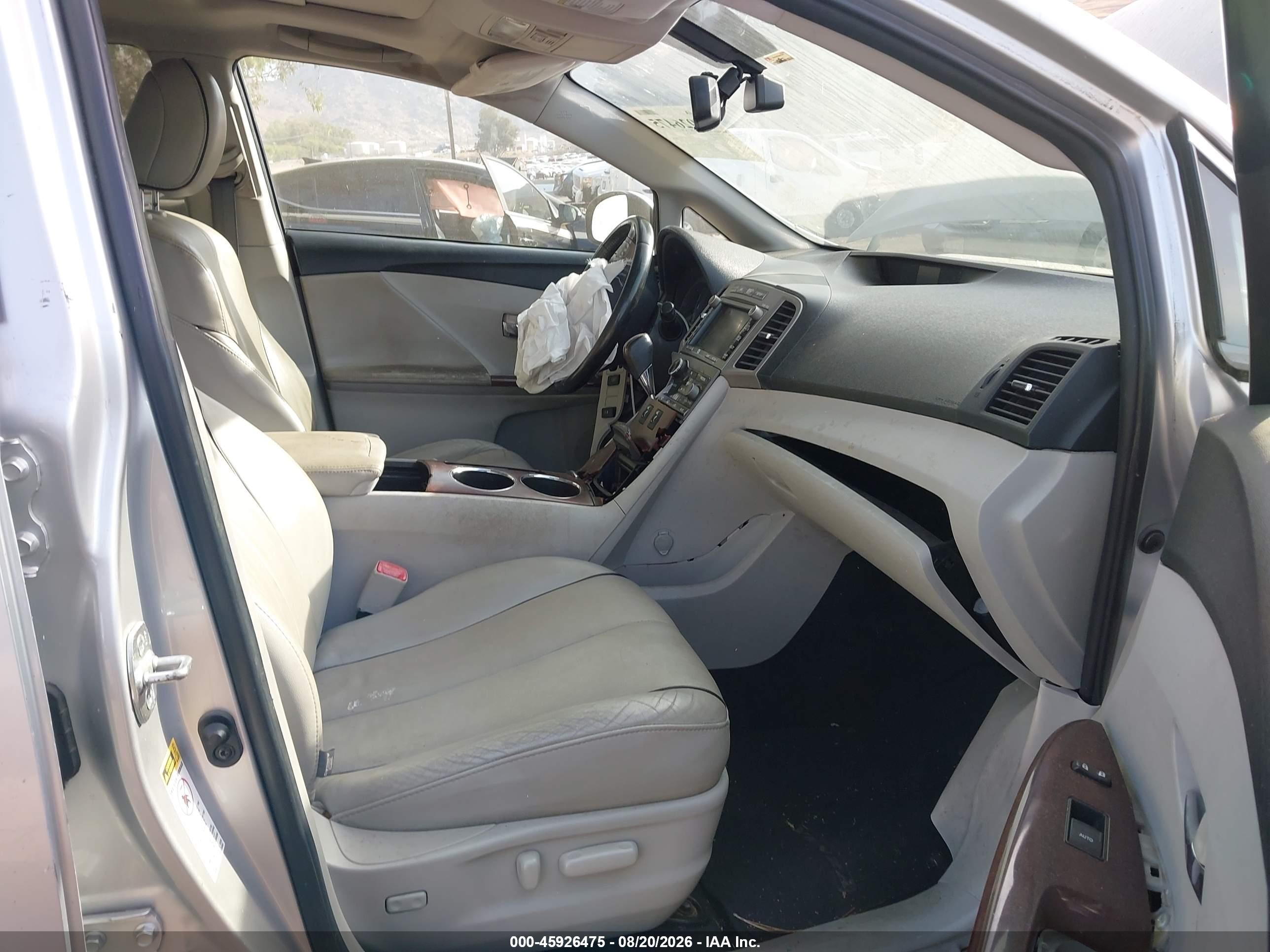 2010 Toyota Venza Base V6 Silver vin: 4T3BK3BB3AU033266