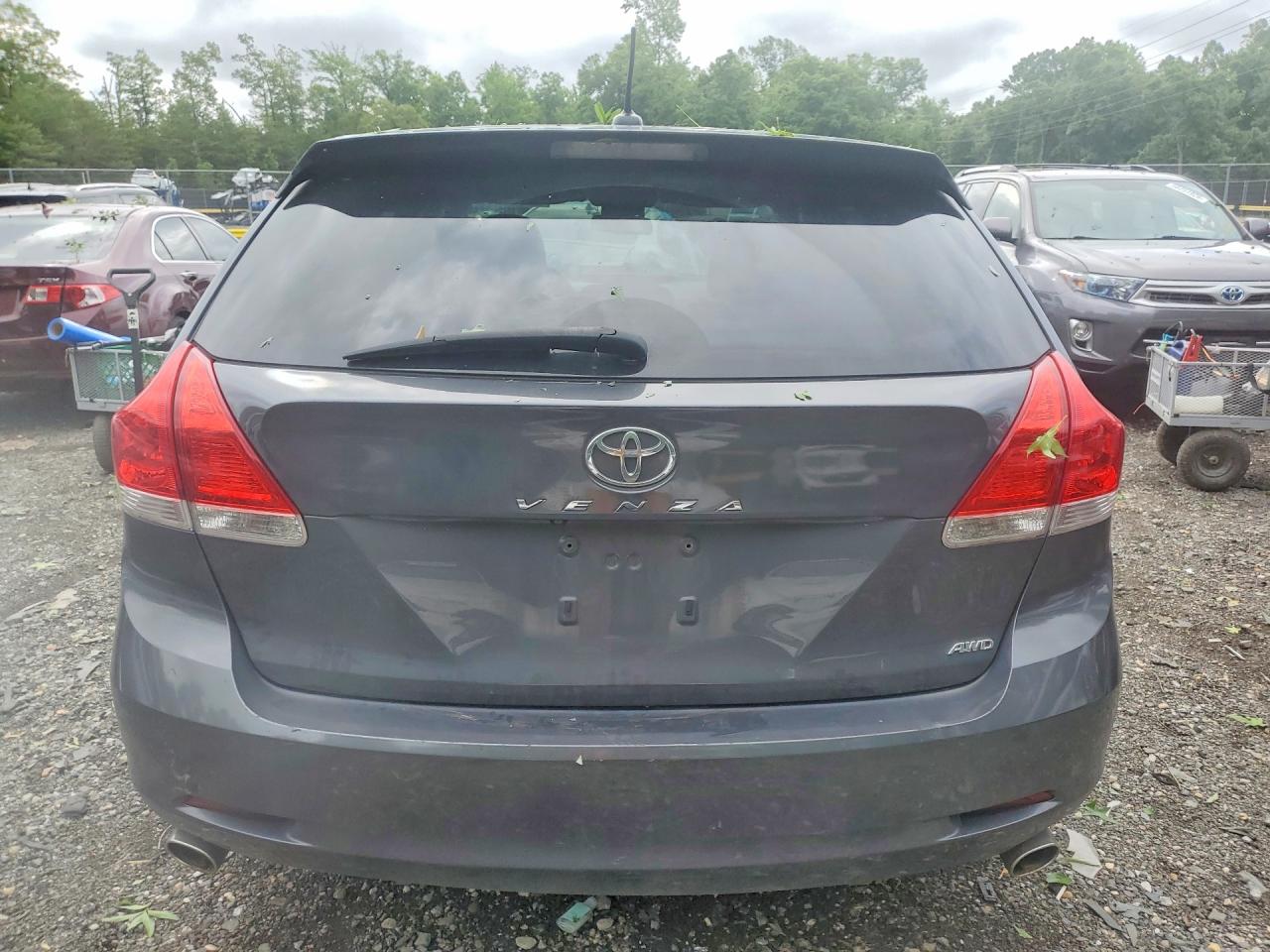 2010 Toyota Venza Awd V6 Gray vin: 4T3BK3BB3AU039326