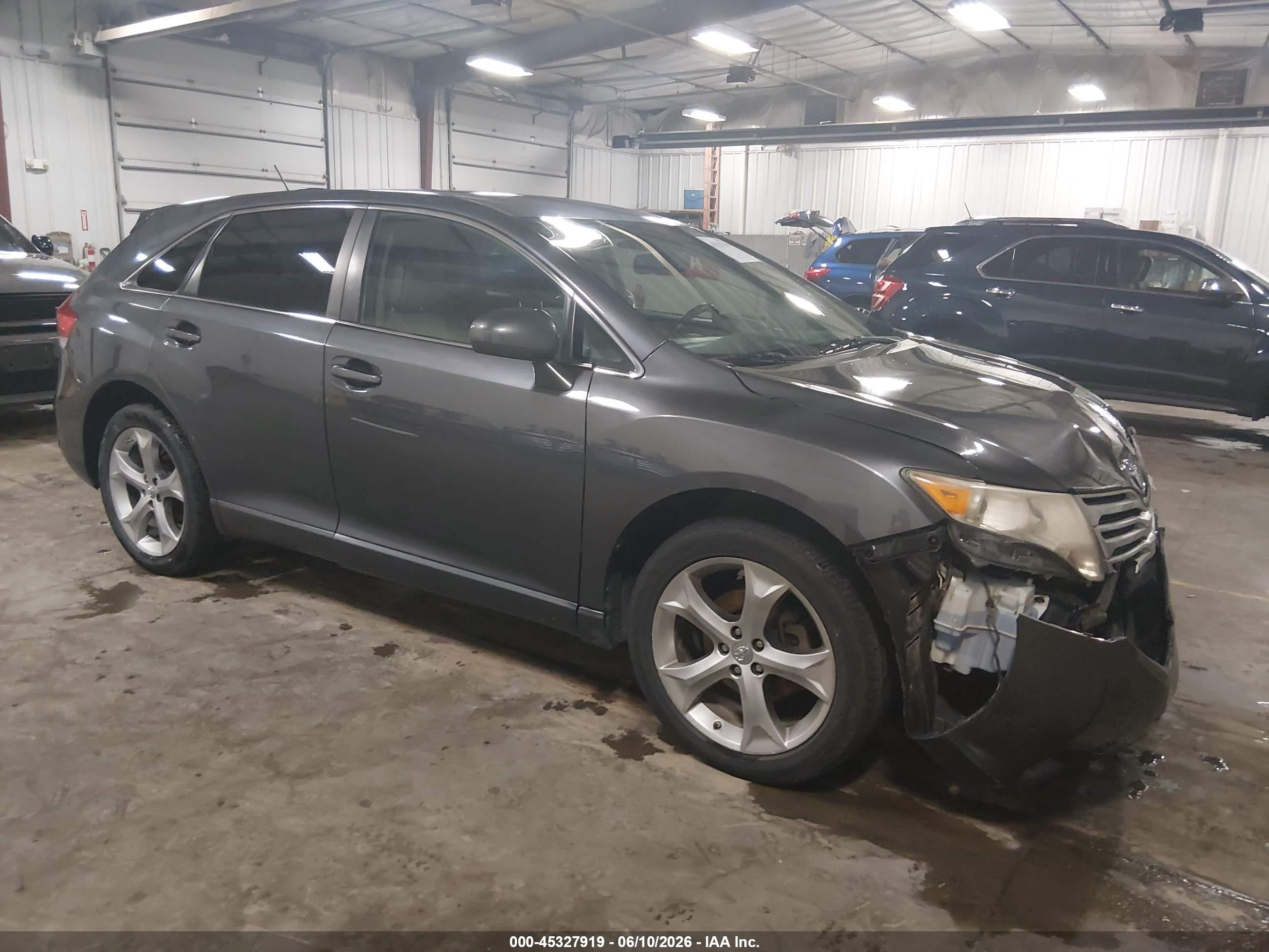 2010 Toyota Venza Base V6 Gray vin: 4T3BK3BB3AU040248