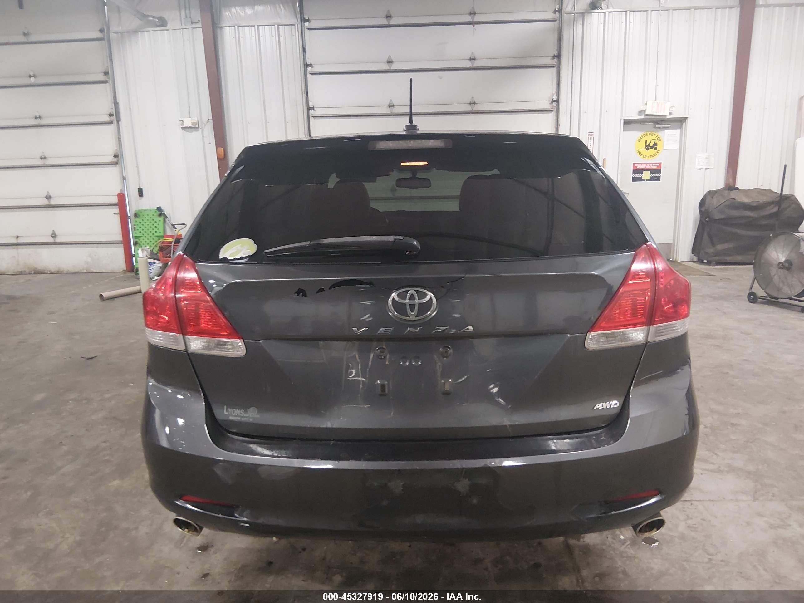 2010 Toyota Venza Base V6 Gray vin: 4T3BK3BB3AU040248