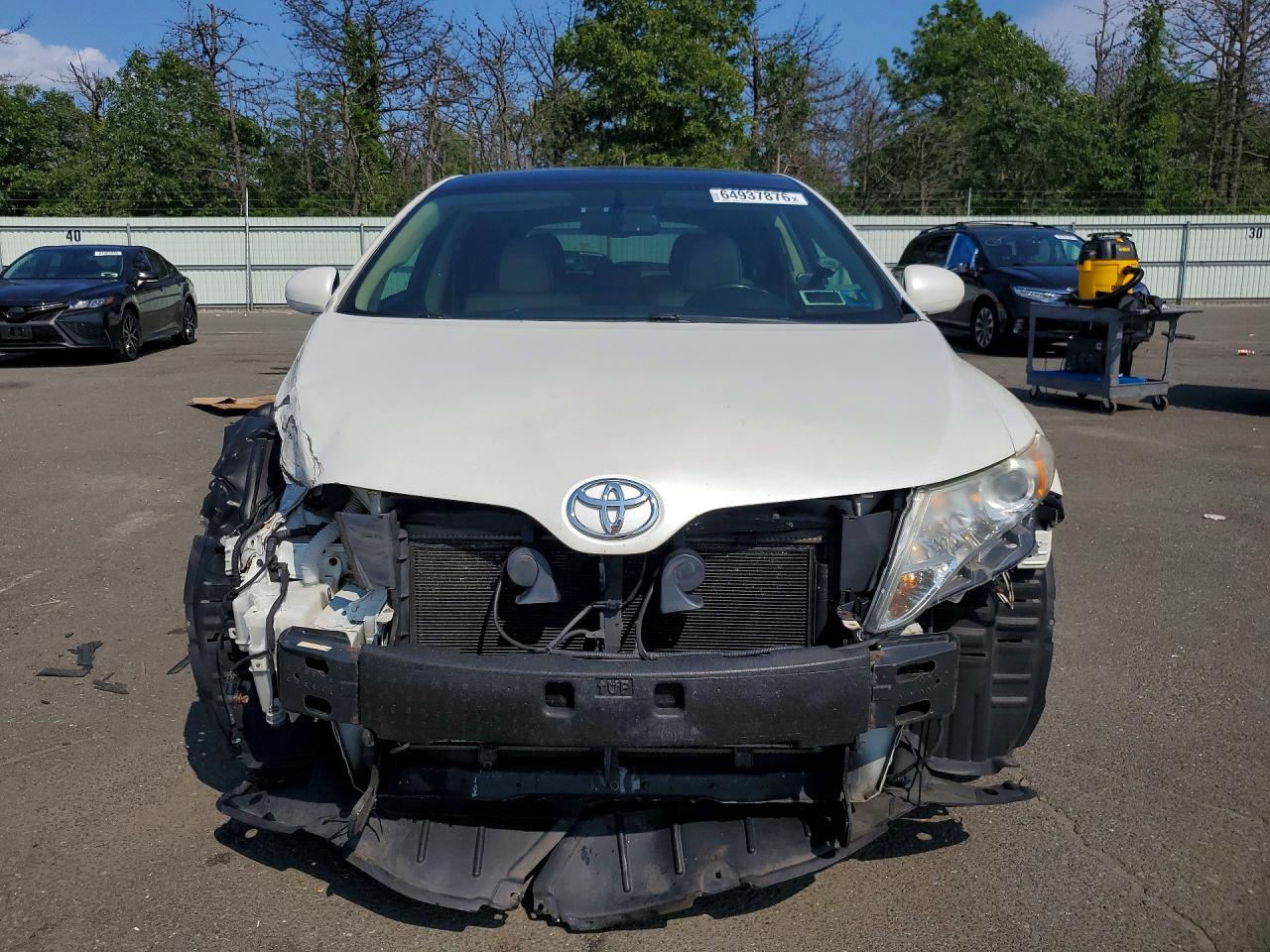 2011 Toyota Venza Awd V6 White vin: 4T3BK3BB3BU048805