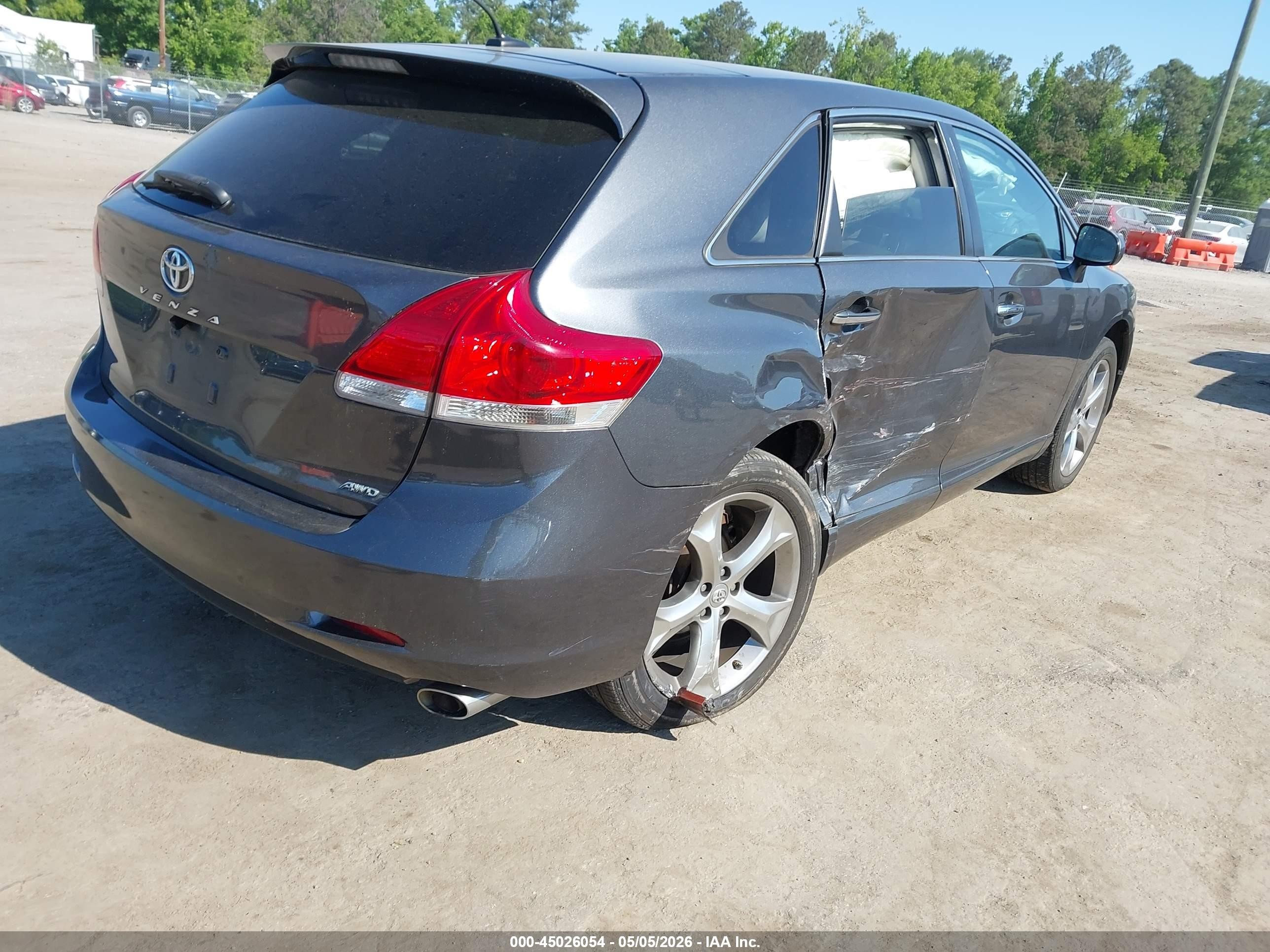 2011 Toyota Venza Base V6 Gray vin: 4T3BK3BB3BU051798
