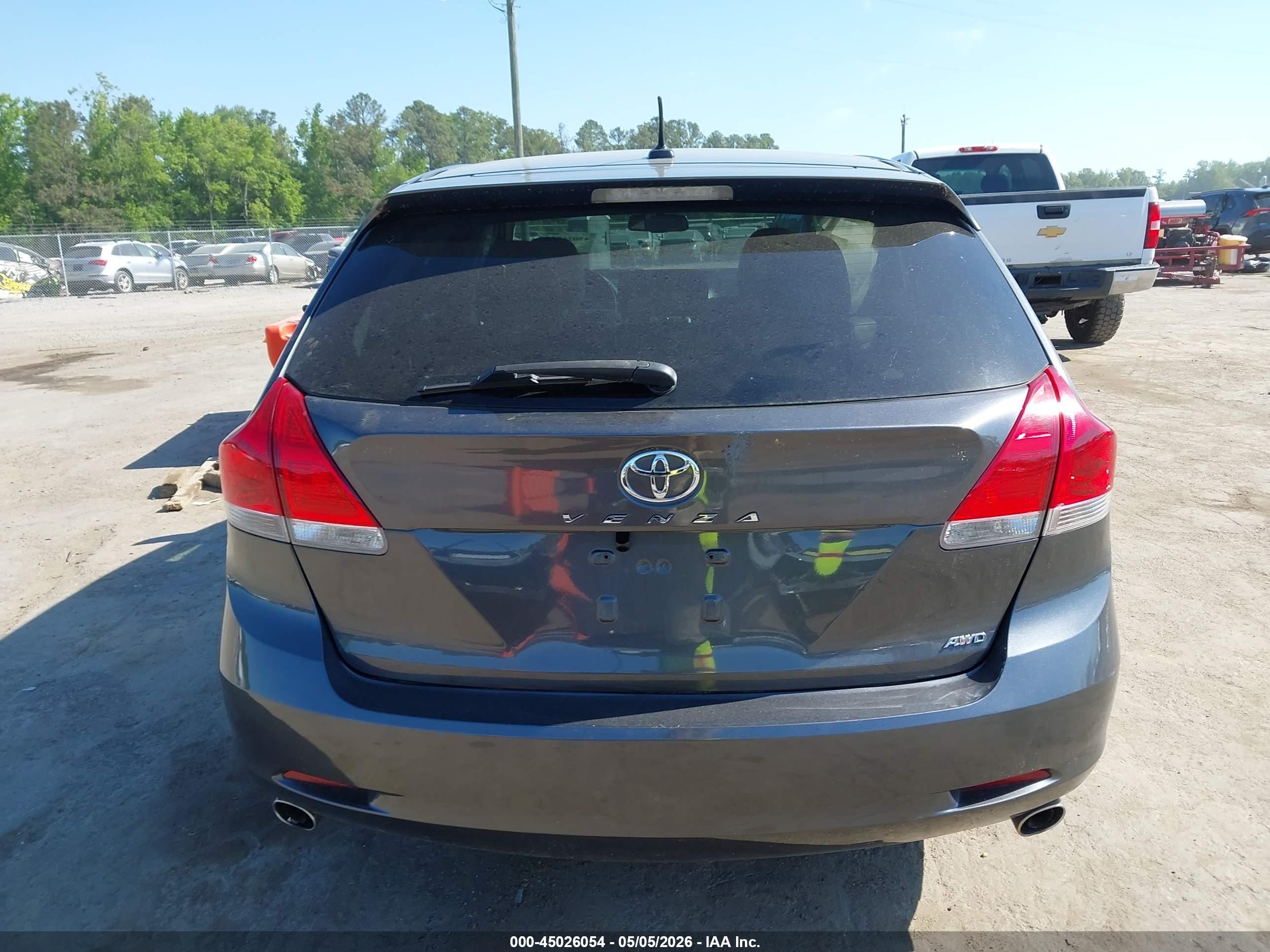 2011 Toyota Venza Base V6 Gray vin: 4T3BK3BB3BU051798