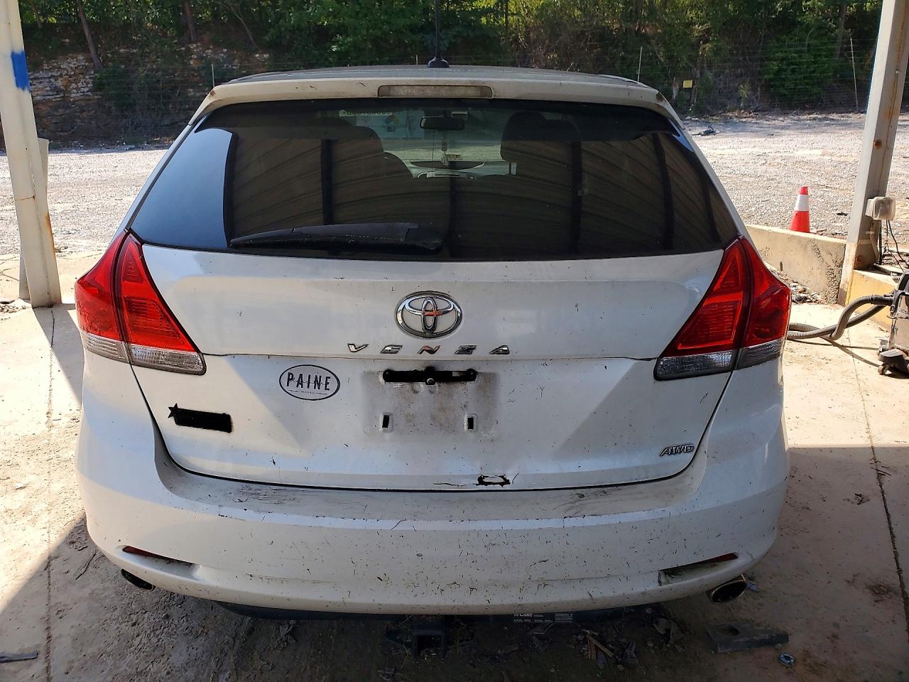2011 Toyota Venza Awd V6 White vin: 4T3BK3BB3BU052742