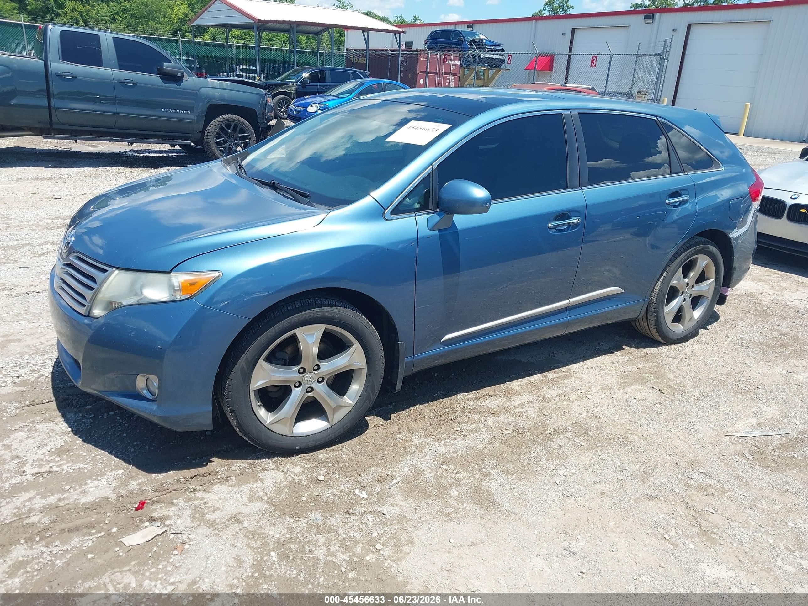 2011 Toyota Venza Base V6 Blue vin: 4T3BK3BB3BU057116