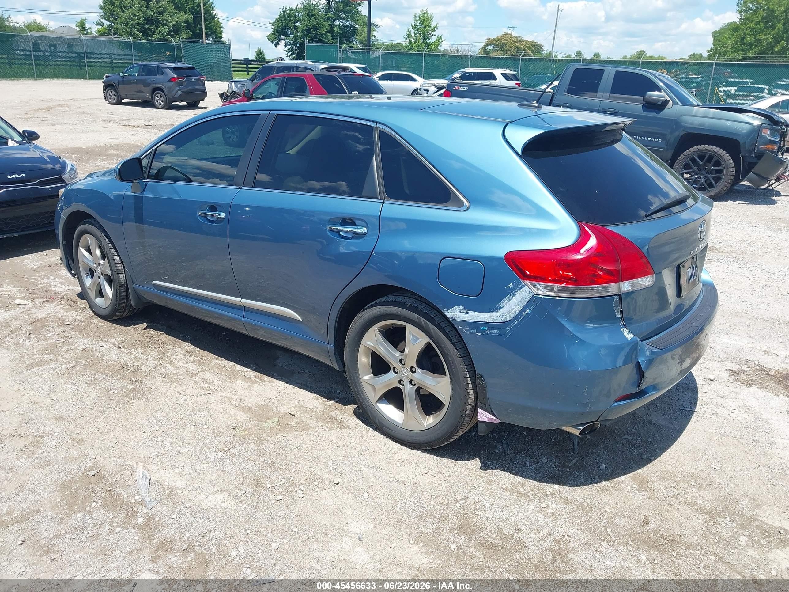 2011 Toyota Venza Base V6 Blue vin: 4T3BK3BB3BU057116