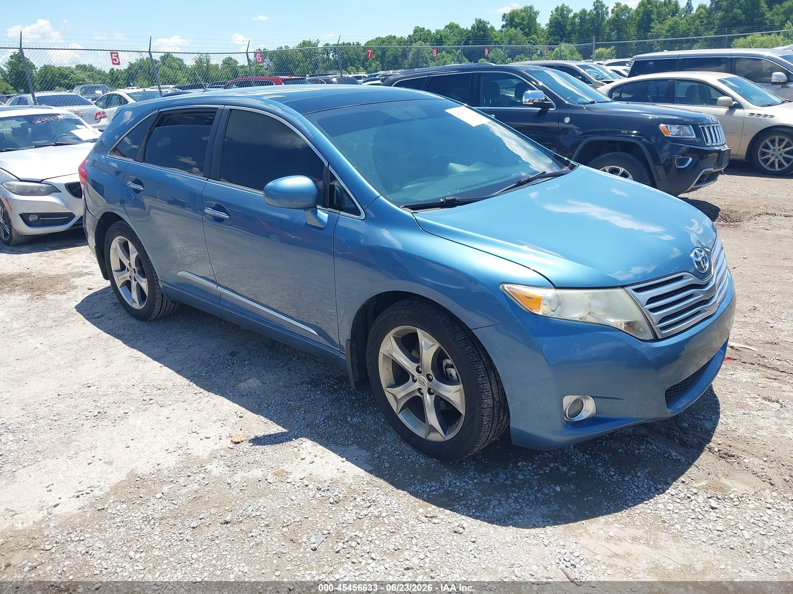 2011 Toyota Venza Base V6 Blue vin: 4T3BK3BB3BU057116