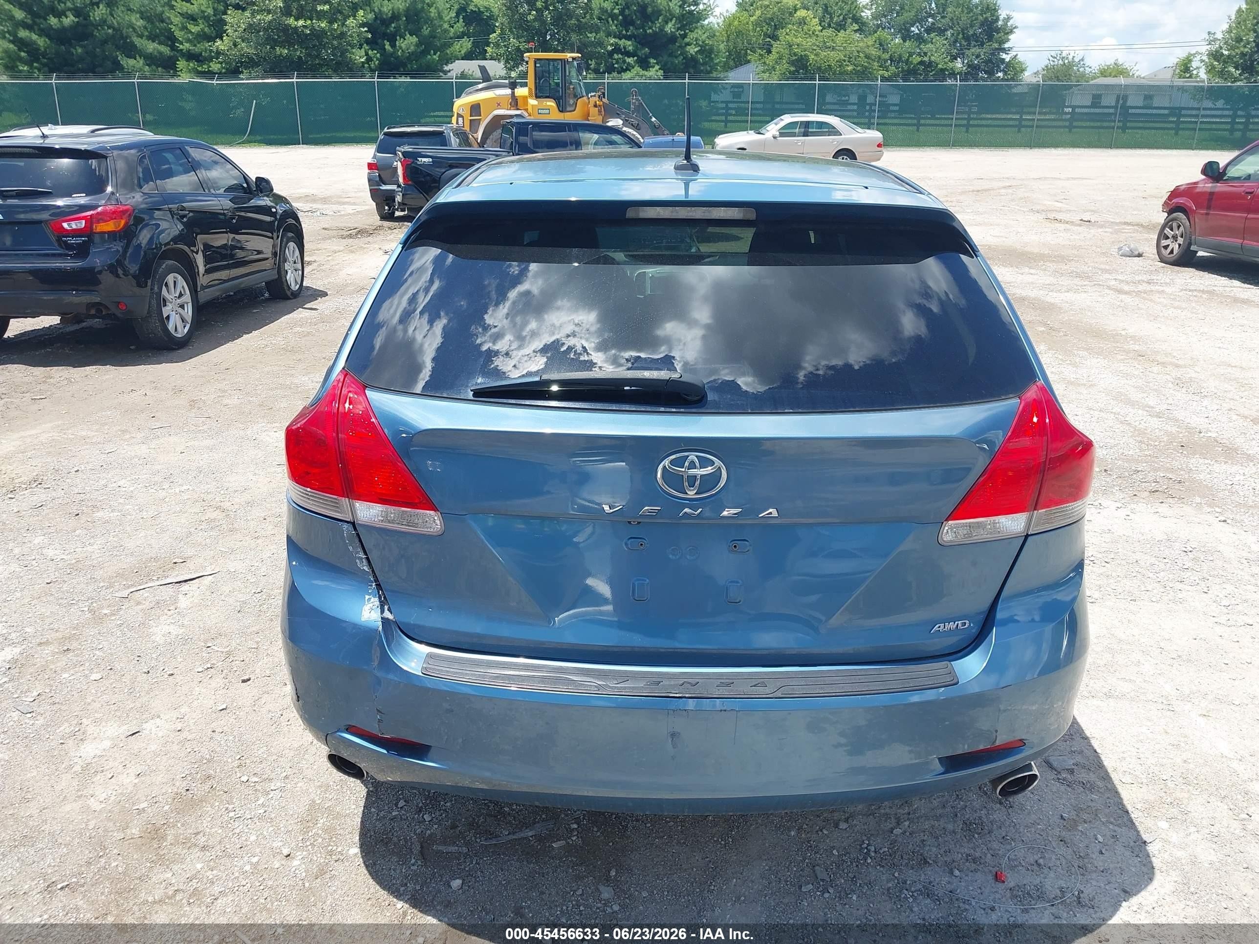 2011 Toyota Venza Base V6 Blue vin: 4T3BK3BB3BU057116