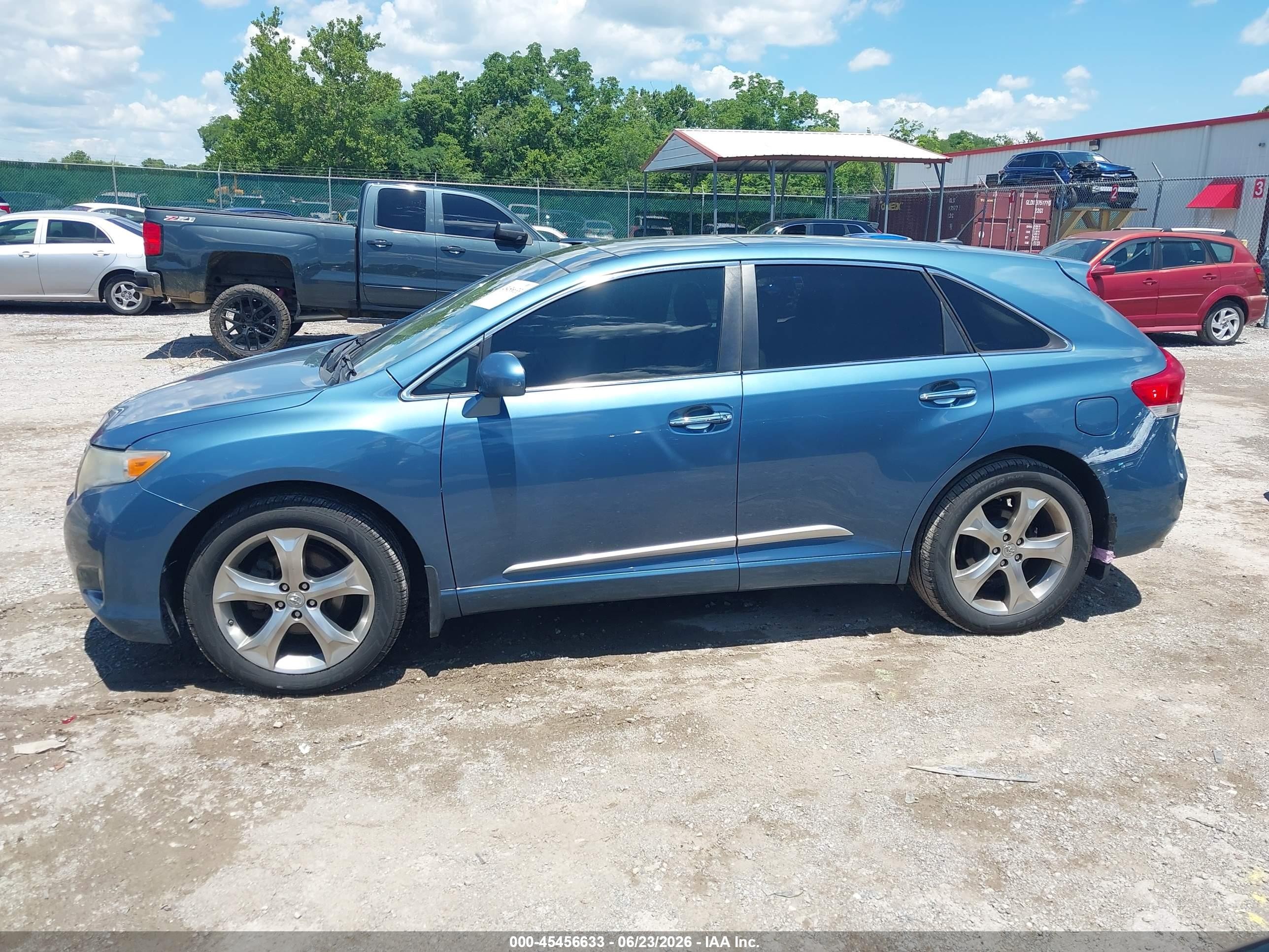 2011 Toyota Venza Base V6 Blue vin: 4T3BK3BB3BU057116