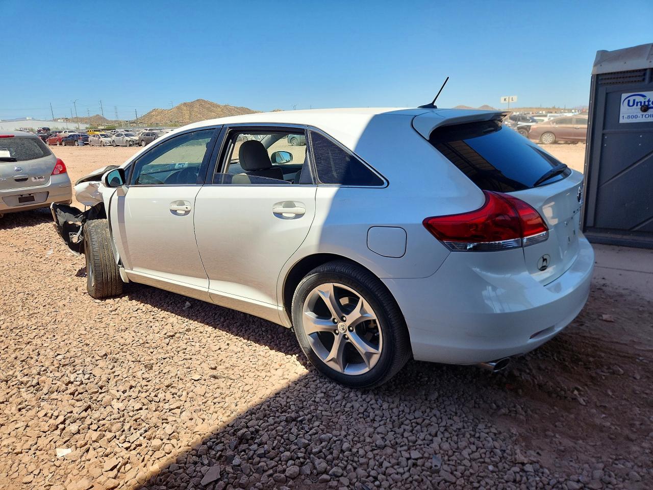 2012 Toyota Venza Le Белый vin: 4T3BK3BB3CU066416