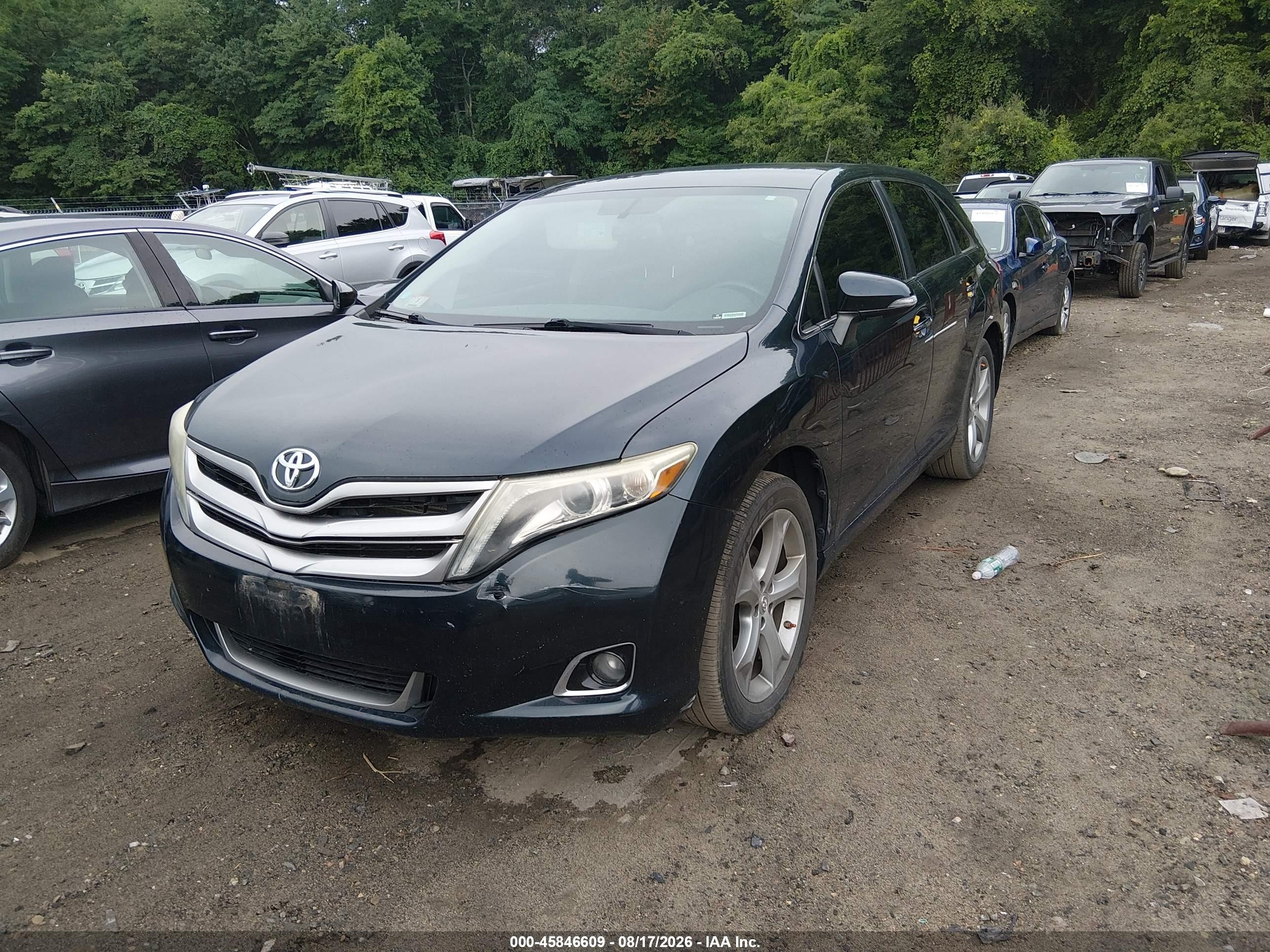 2013 Toyota Venza Limited V6 Black vin: 4T3BK3BB3DU086344