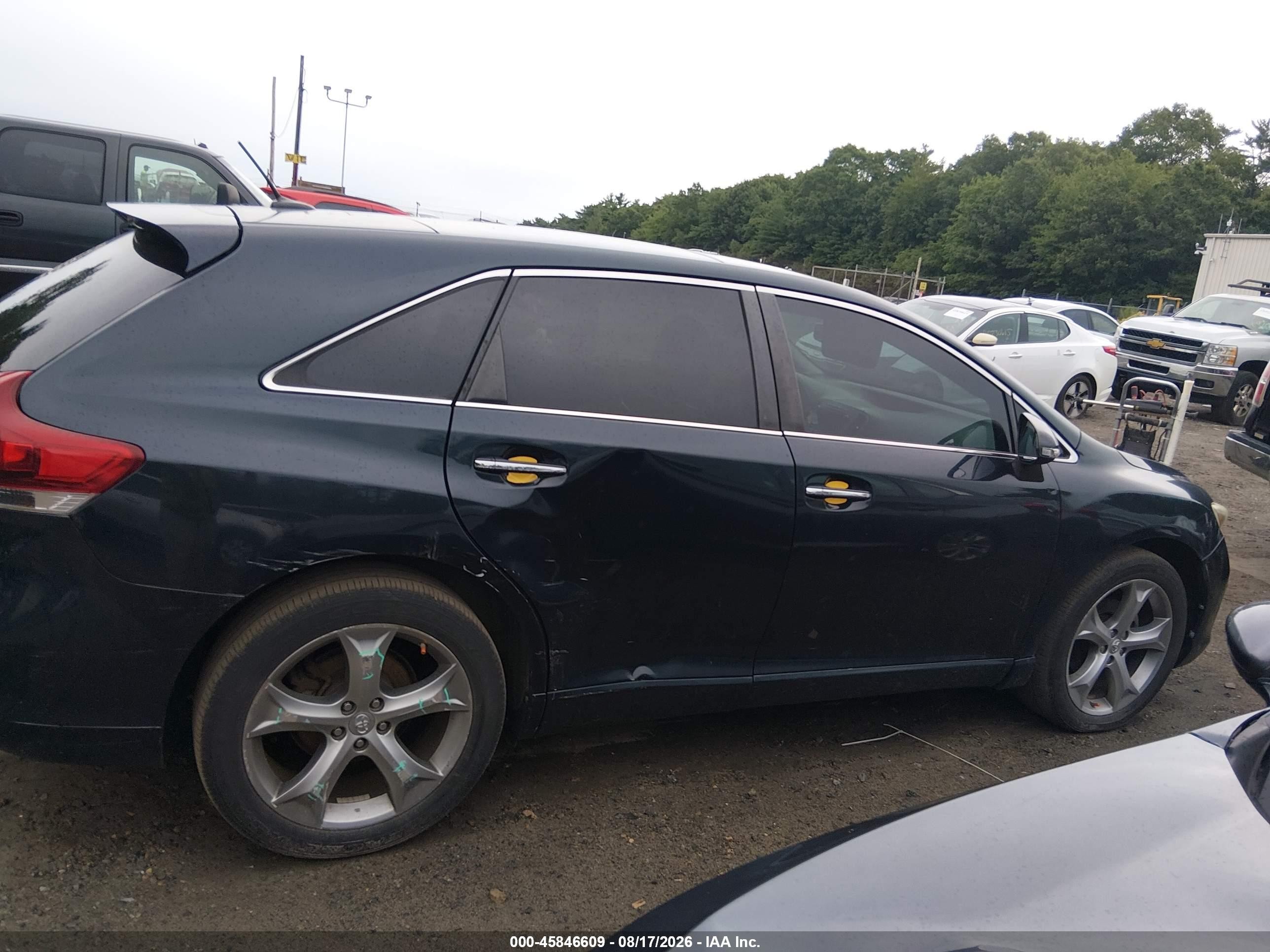 2013 Toyota Venza Limited V6 Black vin: 4T3BK3BB3DU086344