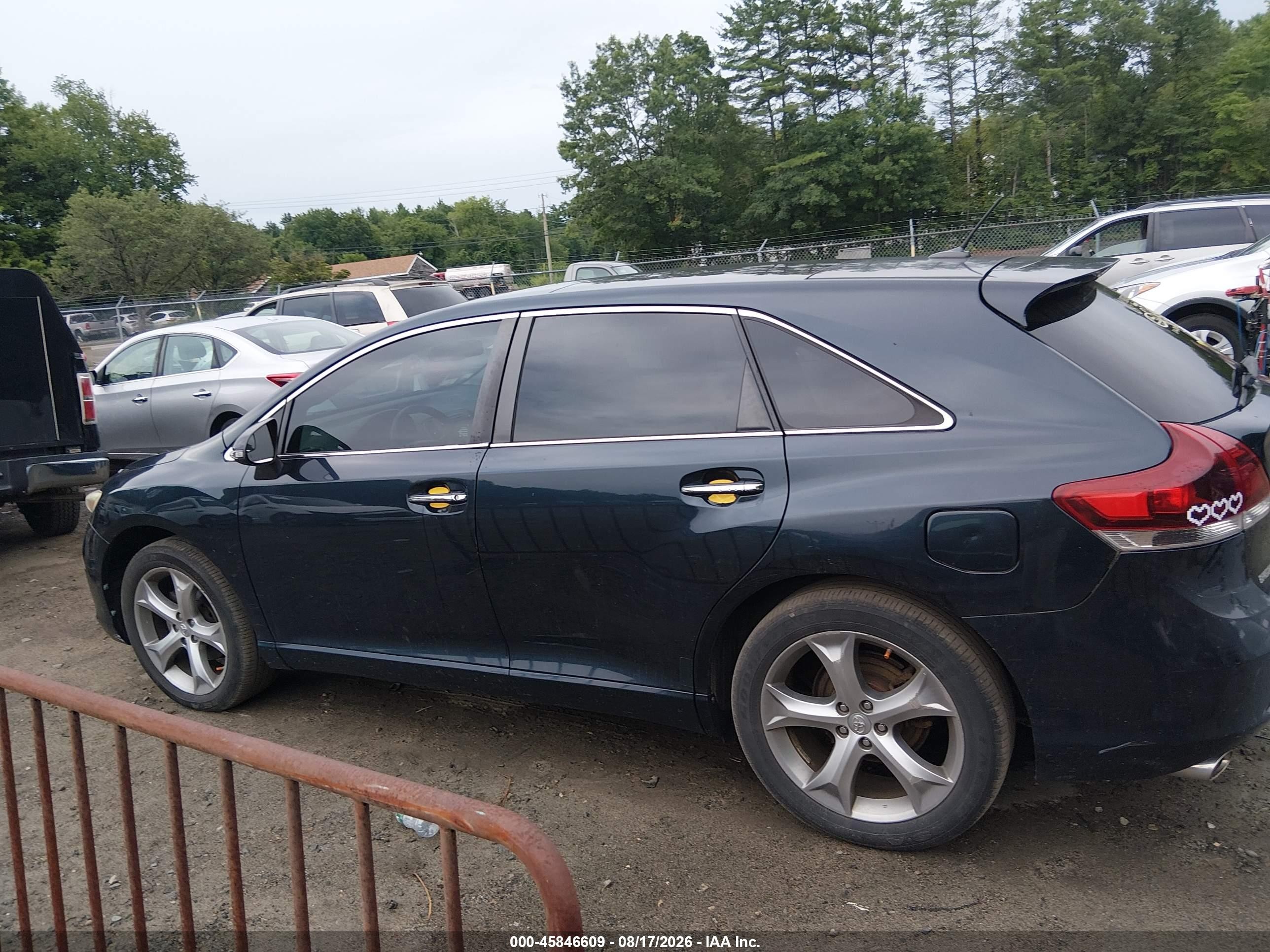 2013 Toyota Venza Limited V6 Black vin: 4T3BK3BB3DU086344