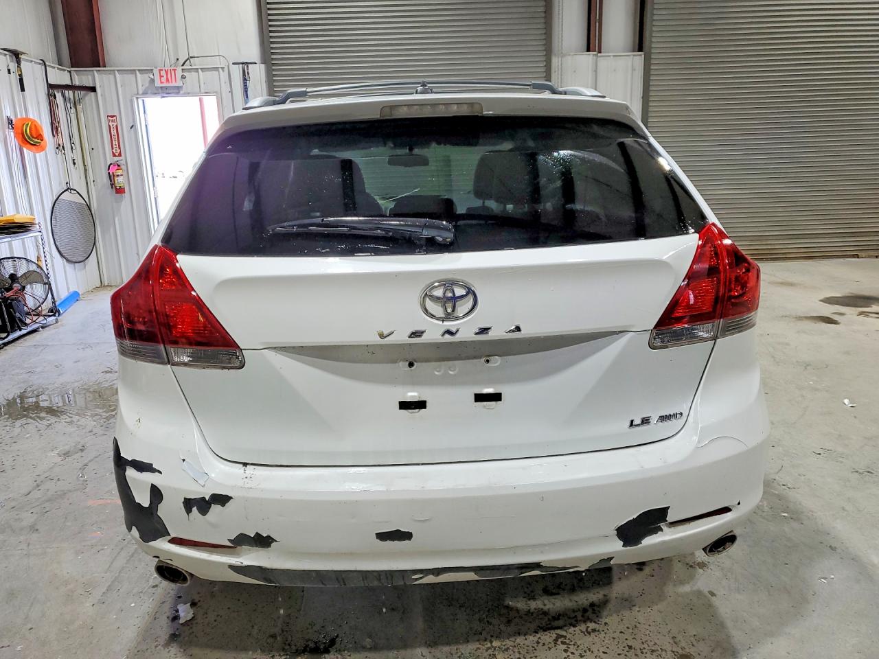 2013 Toyota Venza Le White vin: 4T3BK3BB3DU087932