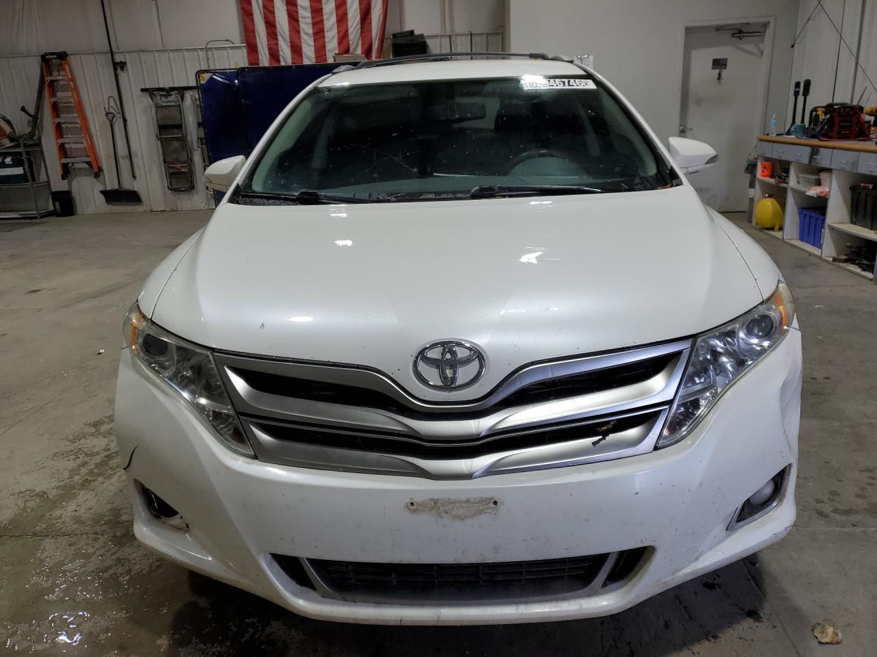 2013 Toyota Venza Le White vin: 4T3BK3BB3DU087932 Damage: Hood, Chipped, 2