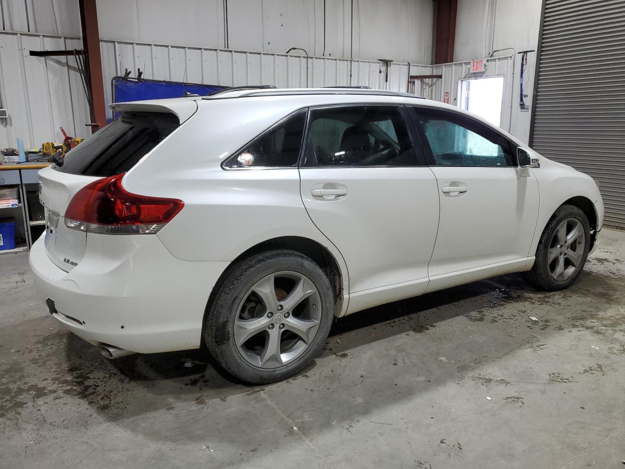2013 Toyota Venza Le White vin: 4T3BK3BB3DU087932 Damage: Right Qtr Panel, Chipped, 2