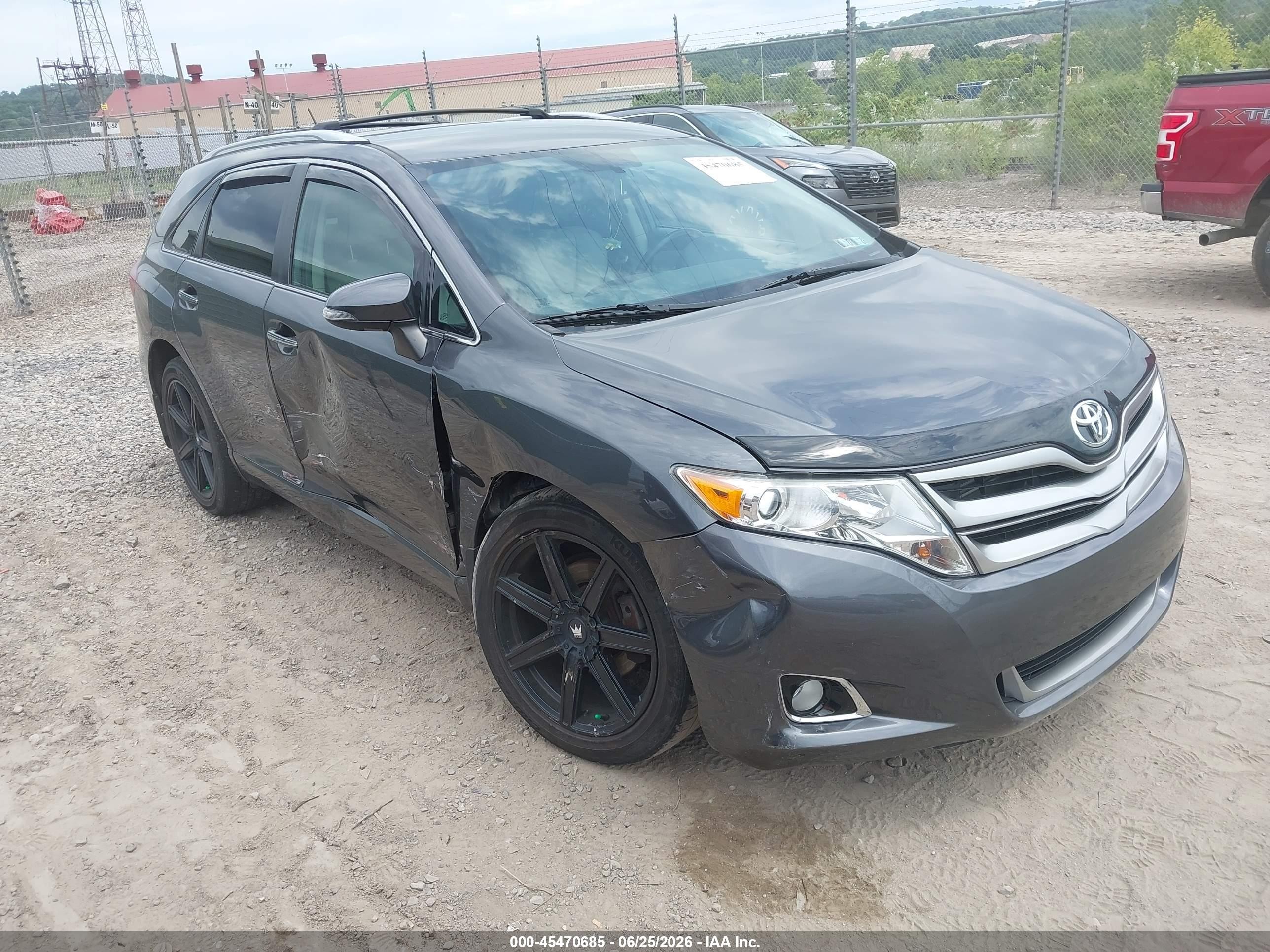 2013 Toyota Venza Xle V6 Gray vin: 4T3BK3BB3DU092113