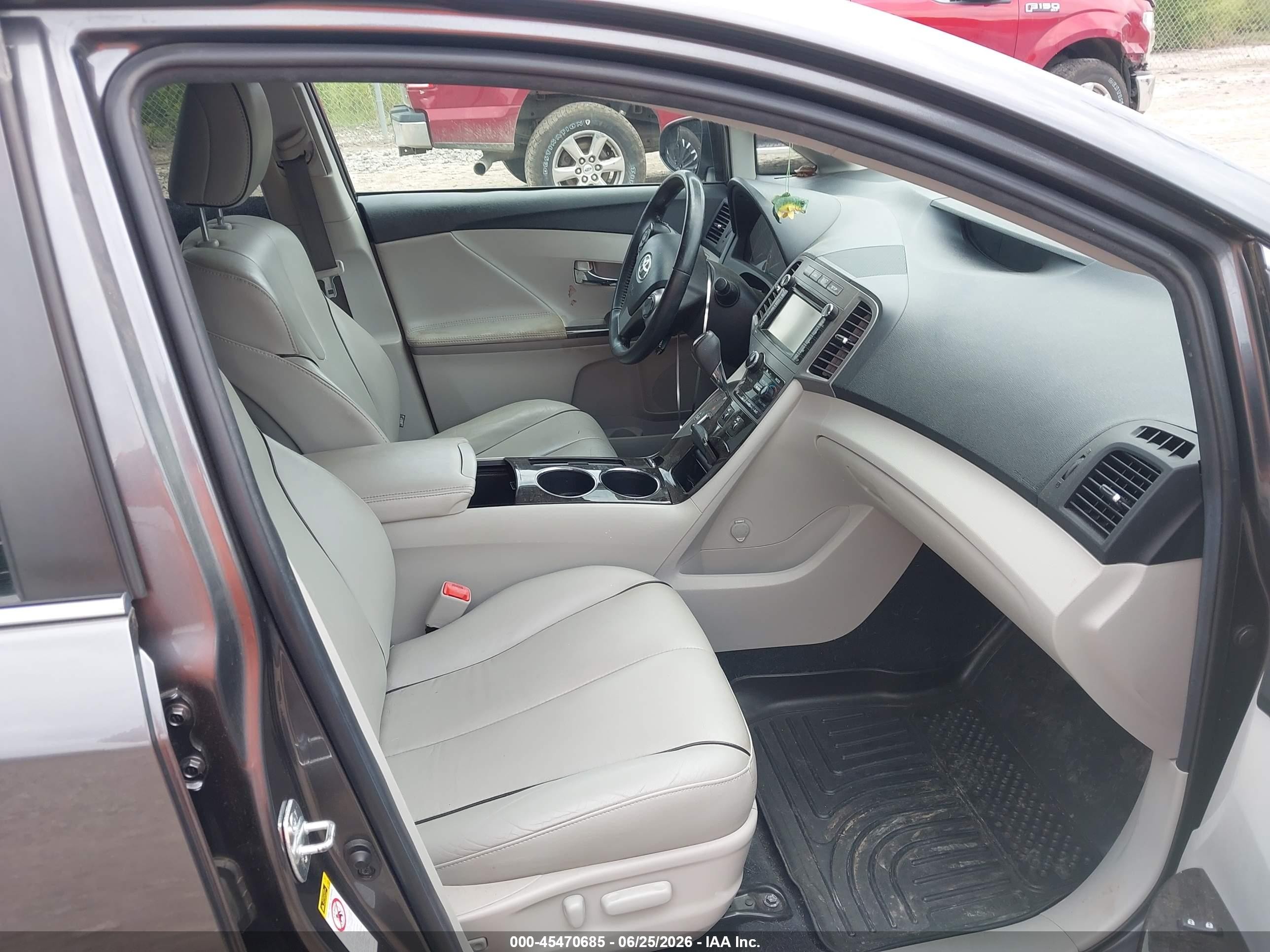 2013 Toyota Venza Xle V6 Gray vin: 4T3BK3BB3DU092113
