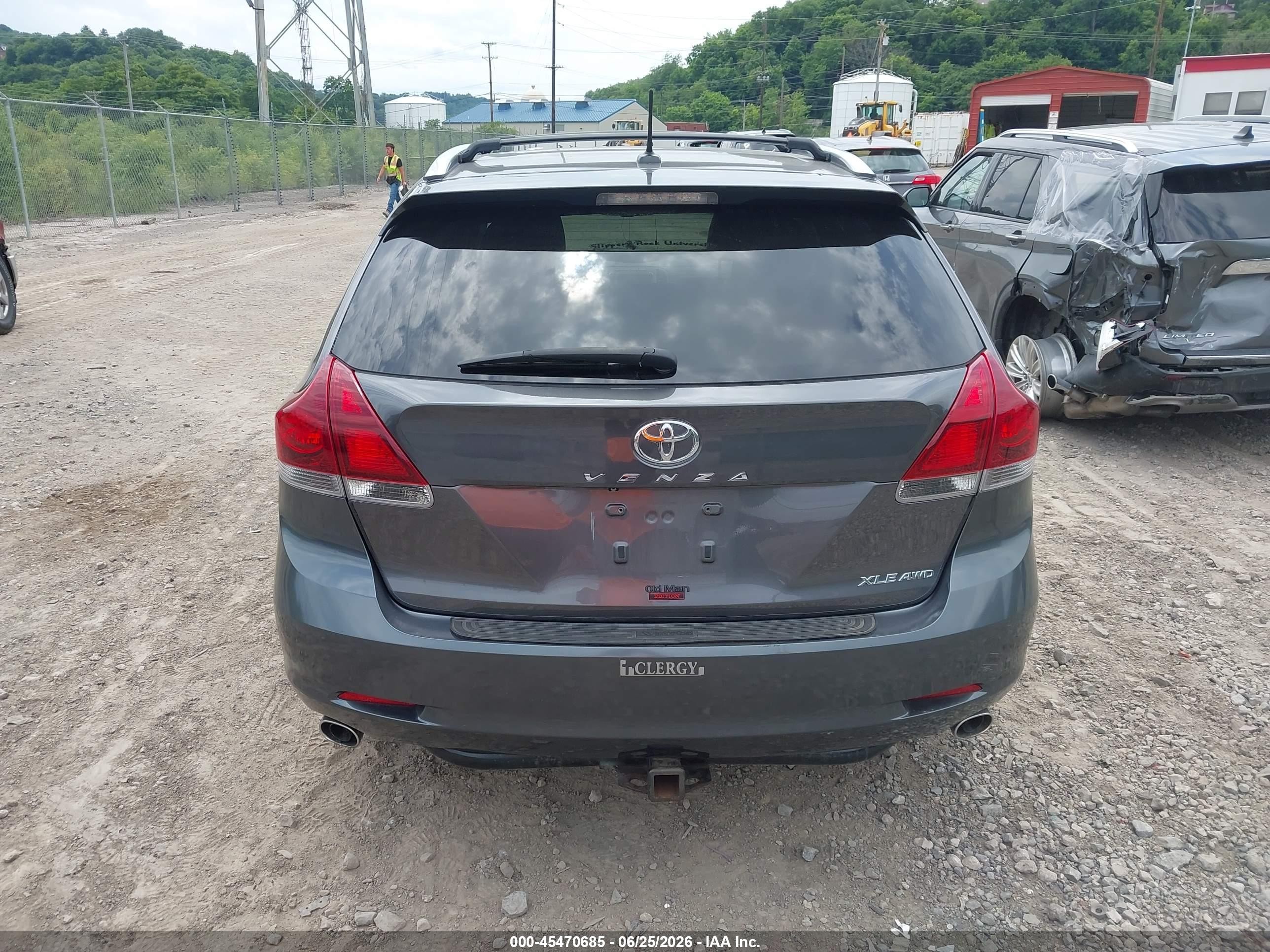 2013 Toyota Venza Xle V6 Gray vin: 4T3BK3BB3DU092113