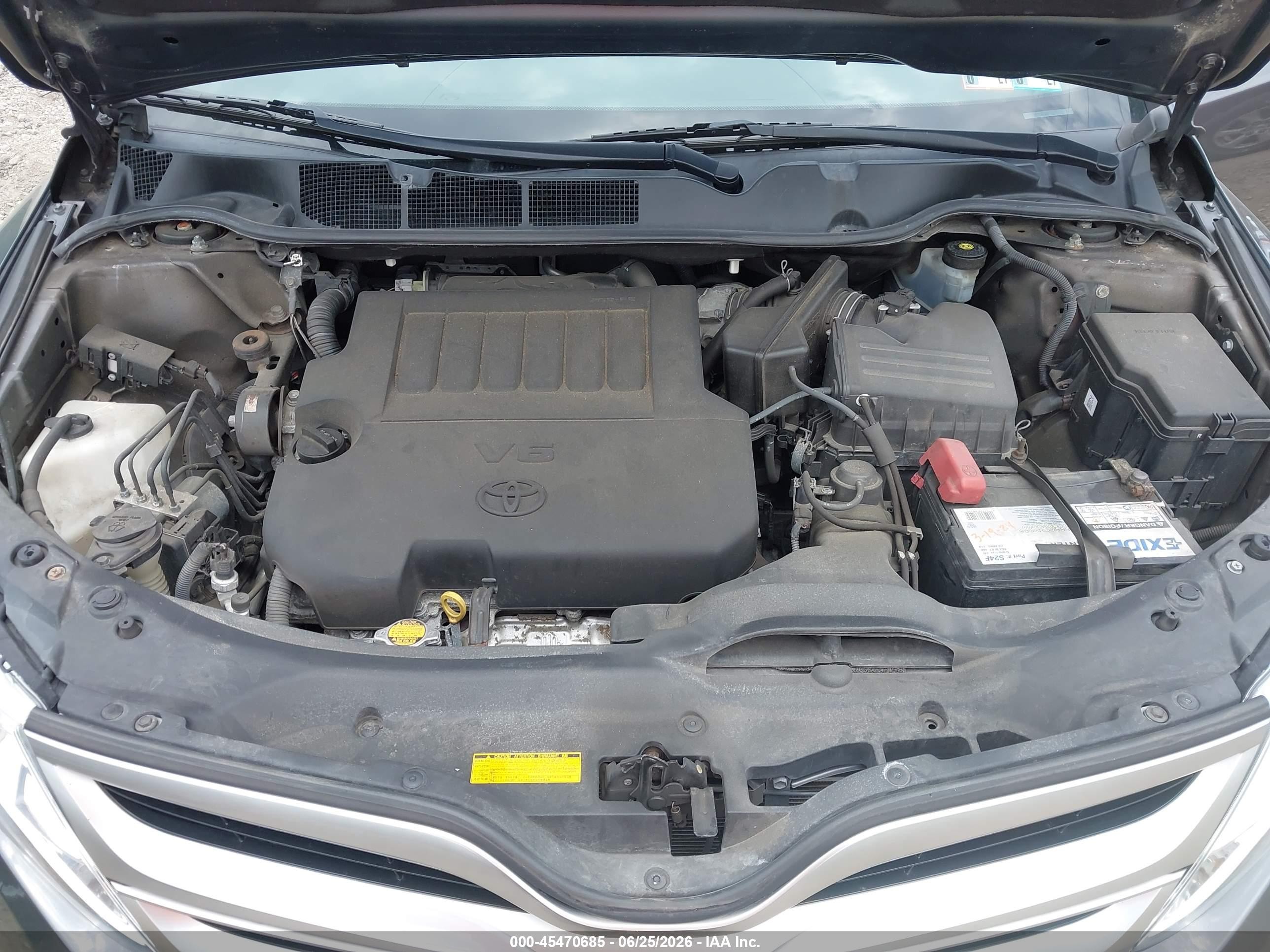 2013 Toyota Venza Xle V6 Gray vin: 4T3BK3BB3DU092113