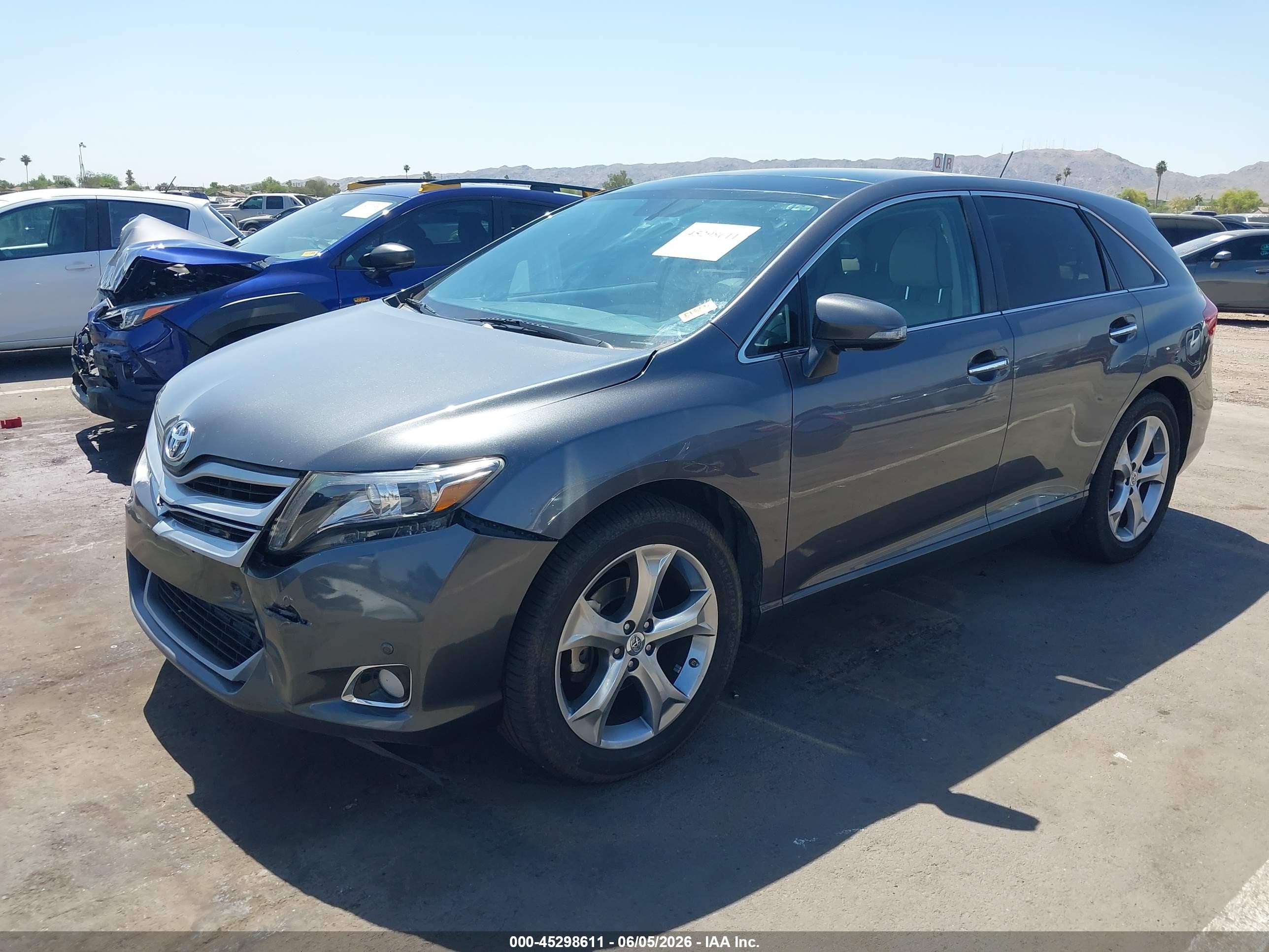 2014 Toyota Venza Limited V6 Gray vin: 4T3BK3BB3EU099757