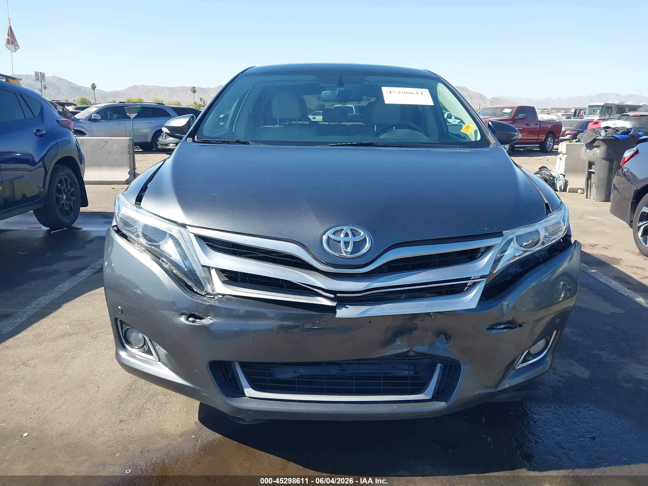 2014 Toyota Venza Limited V6 Gray vin: 4T3BK3BB3EU099757