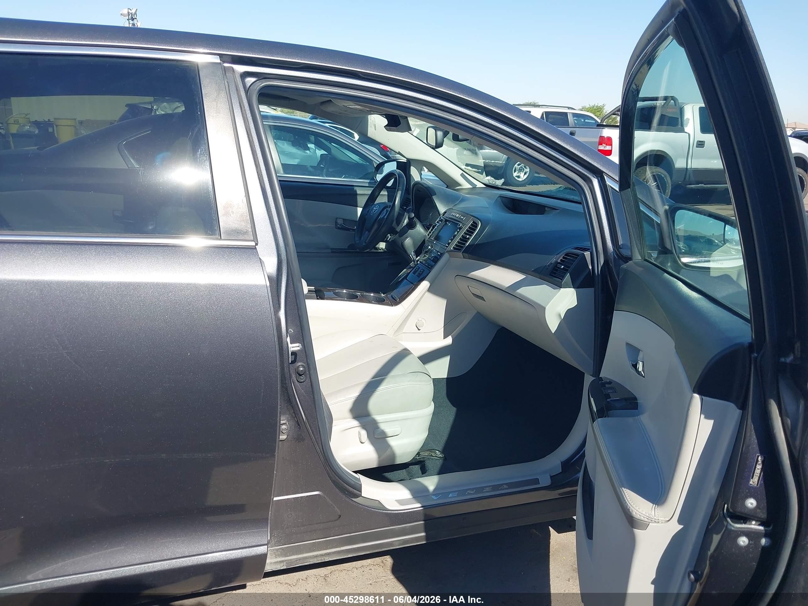 2014 Toyota Venza Limited V6 Gray vin: 4T3BK3BB3EU099757