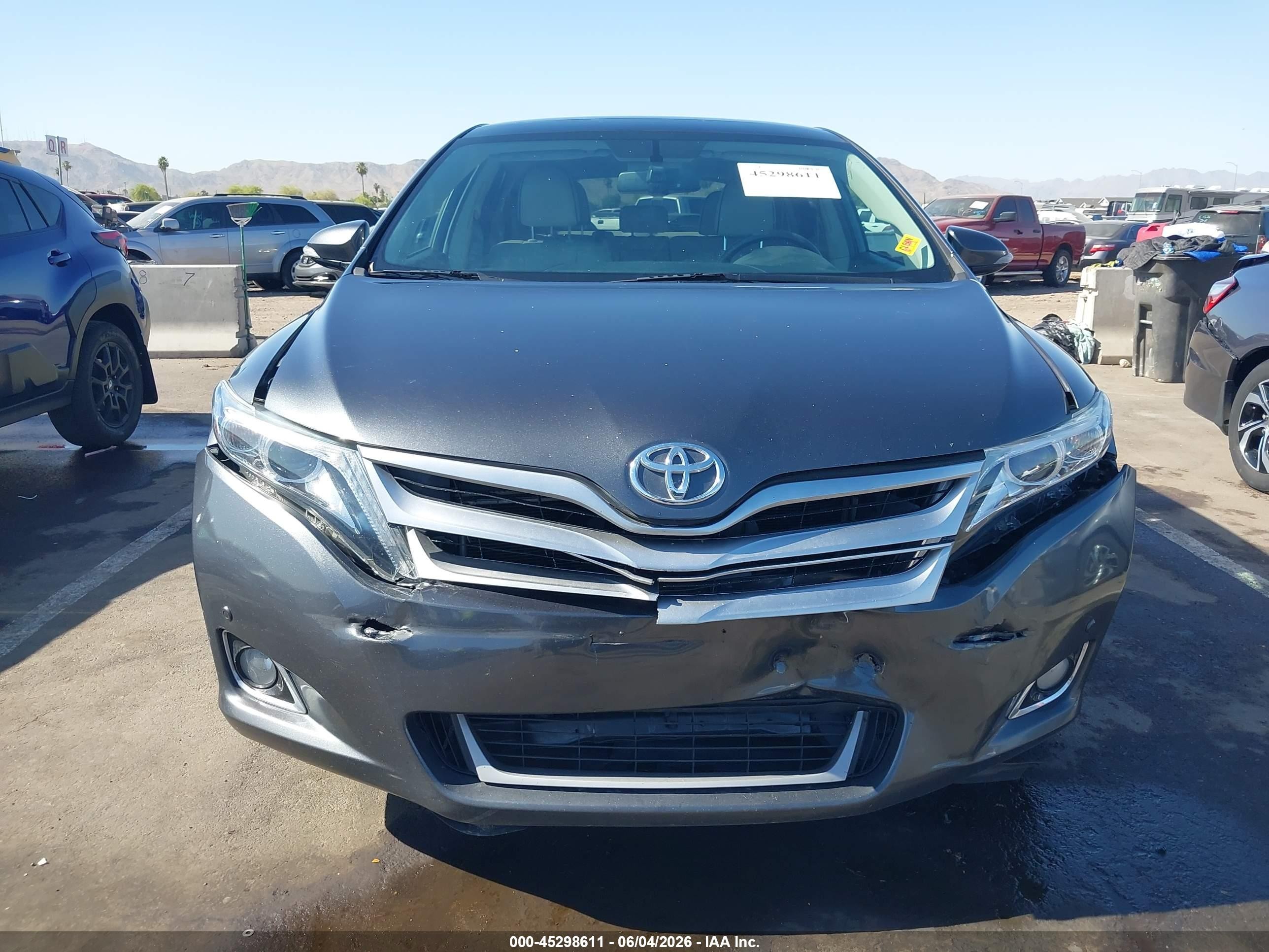2014 Toyota Venza Limited V6 Gray vin: 4T3BK3BB3EU099757