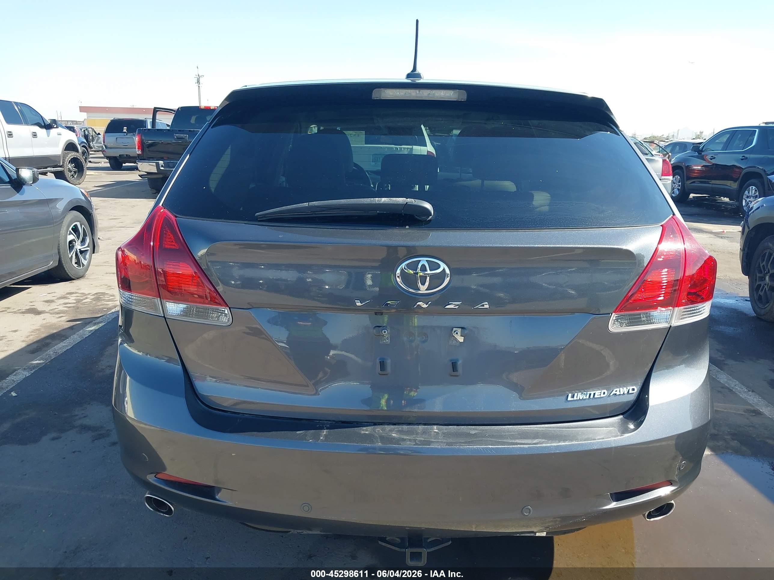 2014 Toyota Venza Limited V6 Gray vin: 4T3BK3BB3EU099757