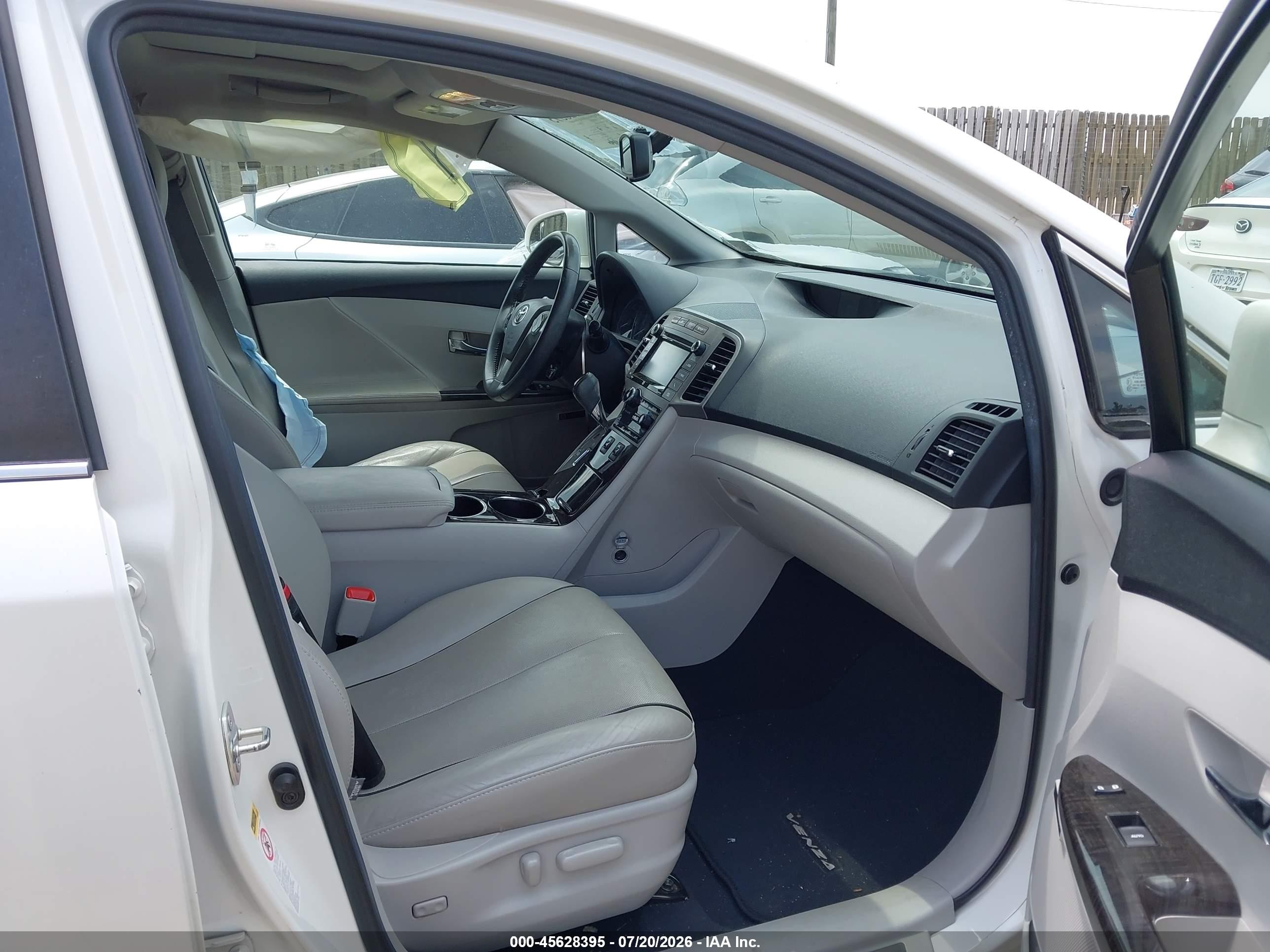 2015 Toyota Venza Xle V6 Белый vin: 4T3BK3BB3FU112038