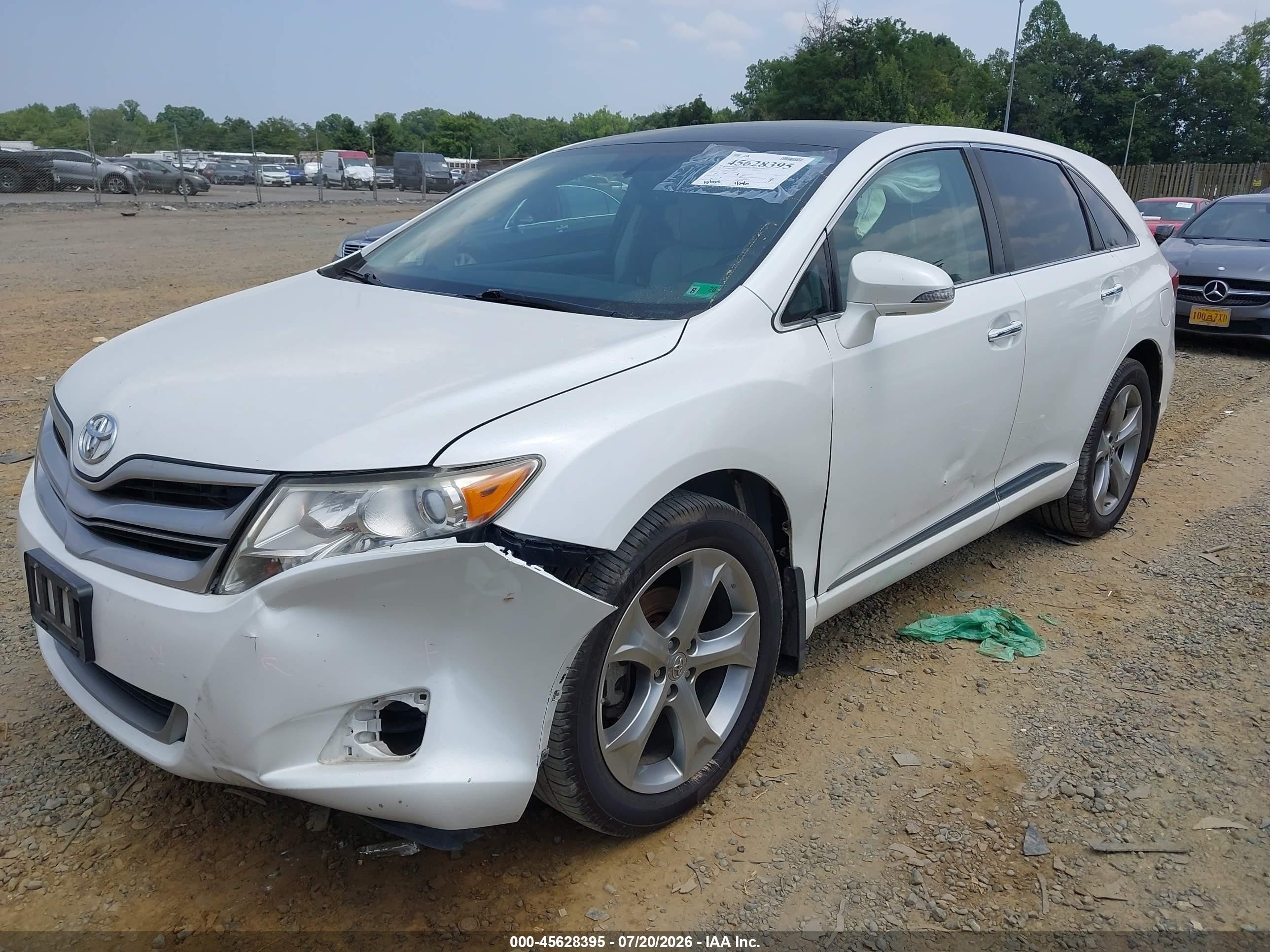 2015 Toyota Venza Xle V6 Белый vin: 4T3BK3BB3FU112038