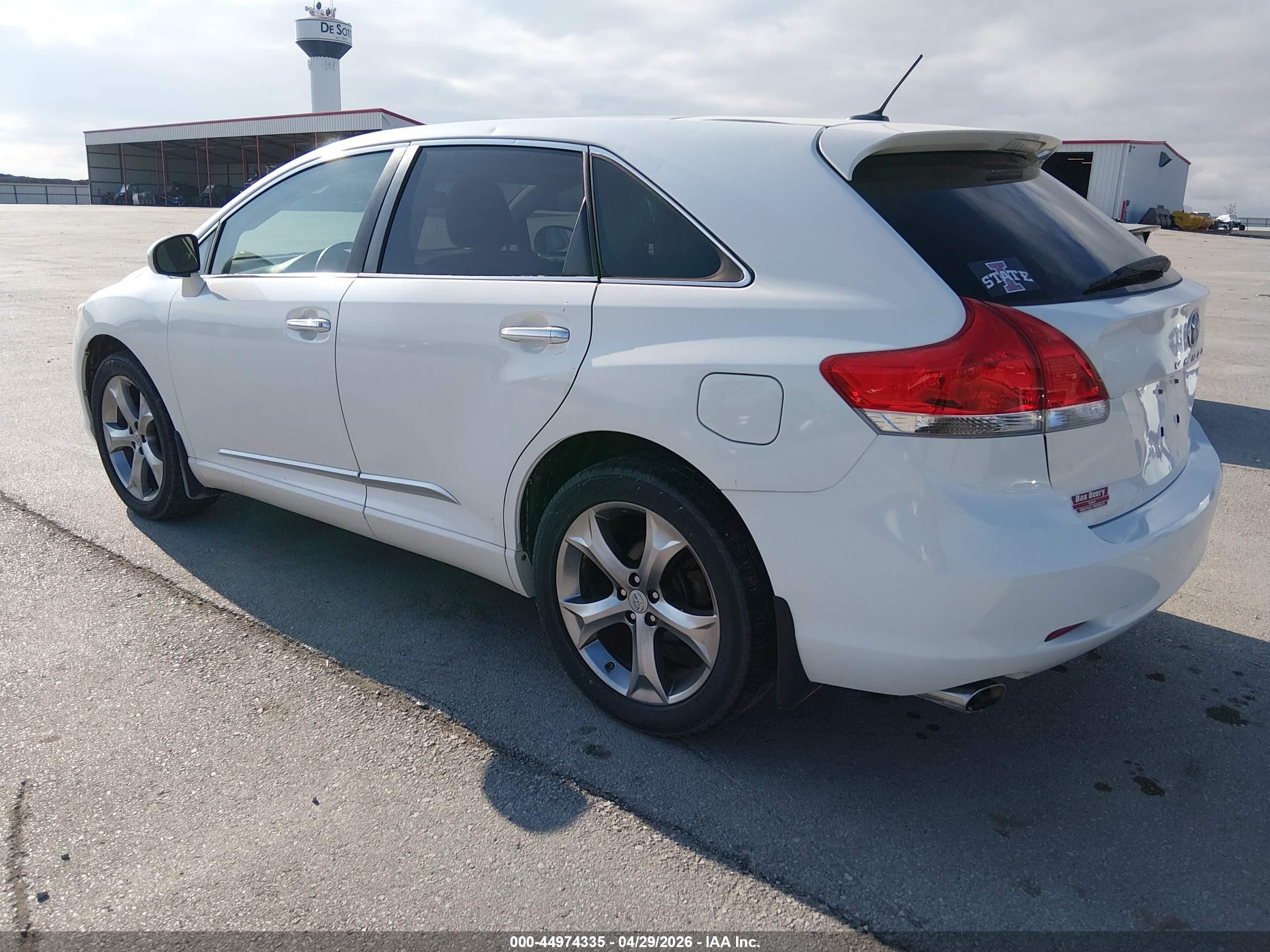 2011 Toyota Venza Base V6 White vin: 4T3BK3BB4BU051941