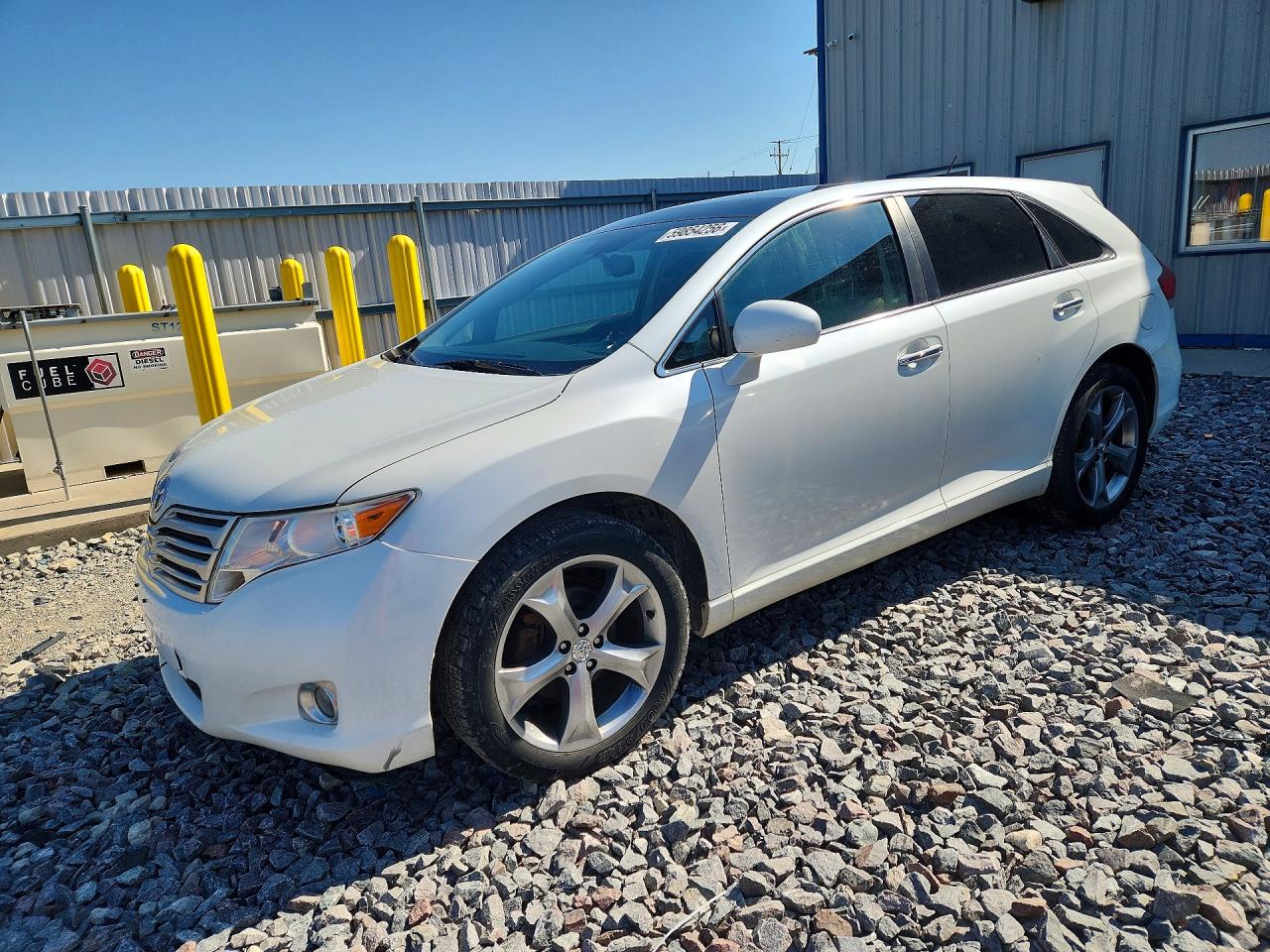 2011 Toyota Venza Awd V6 White vin: 4T3BK3BB4BU063197