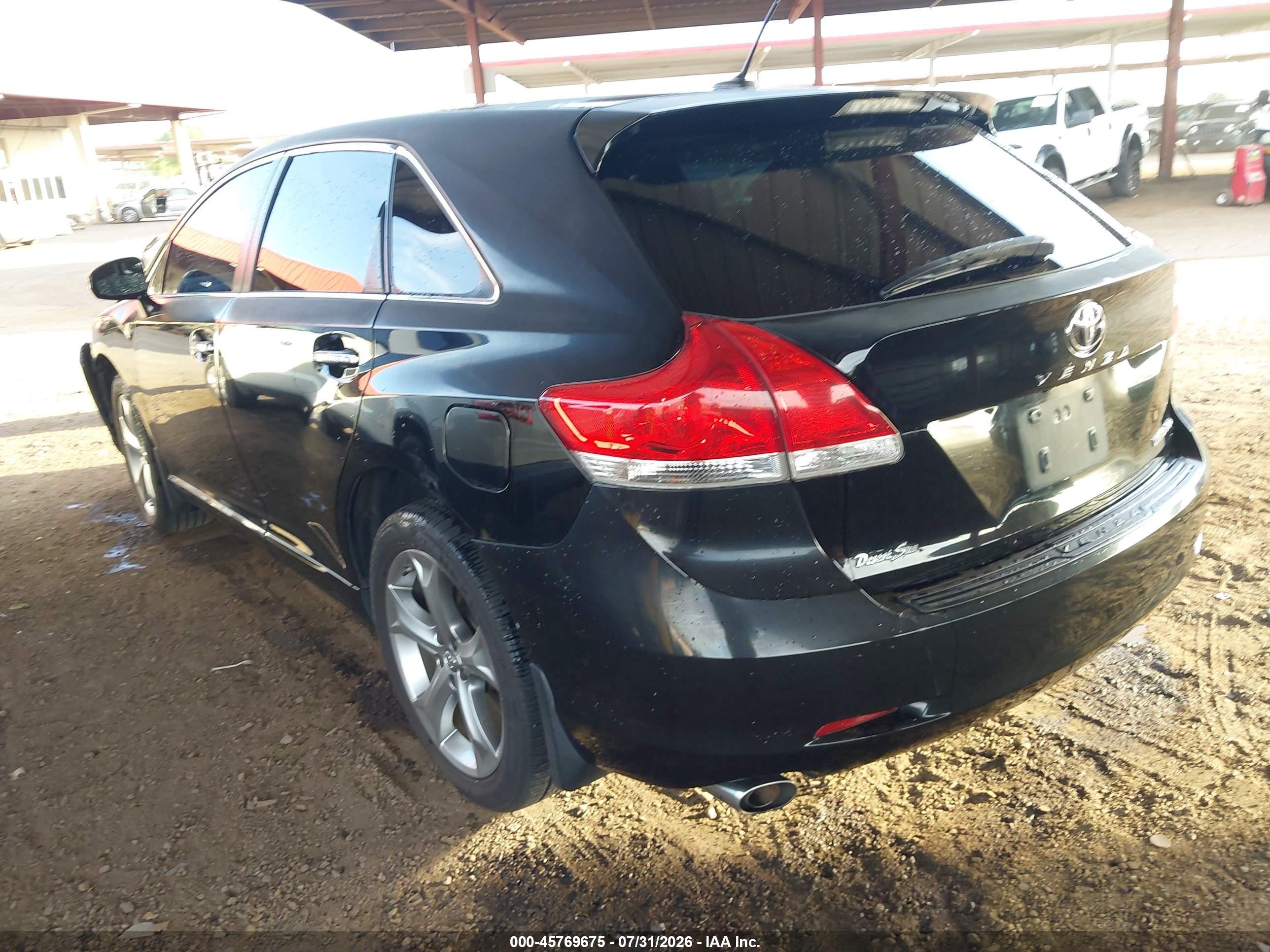 2012 Toyota Venza Limited V6 Black vin: 4T3BK3BB4CU067963