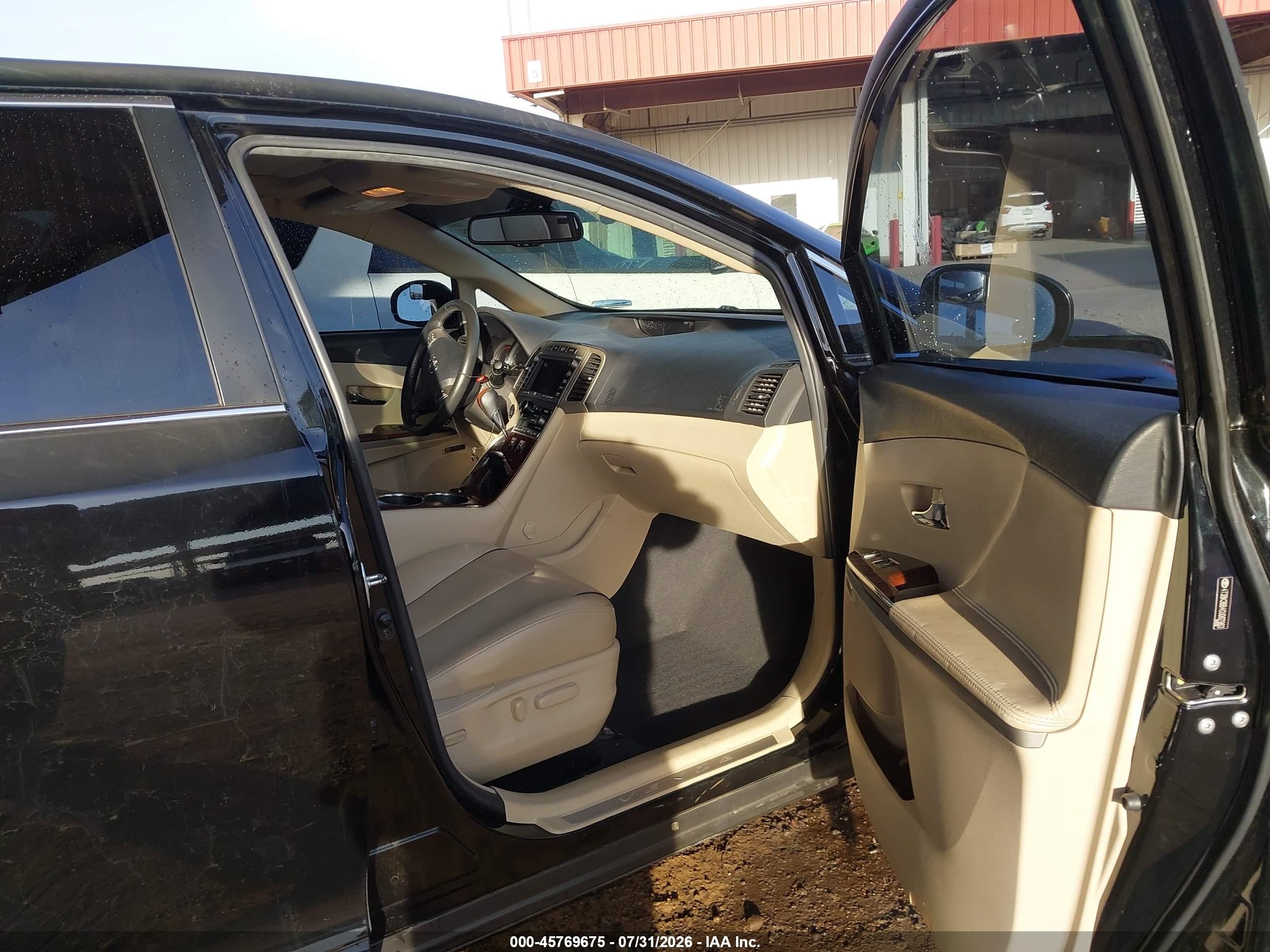 2012 Toyota Venza Limited V6 Black vin: 4T3BK3BB4CU067963