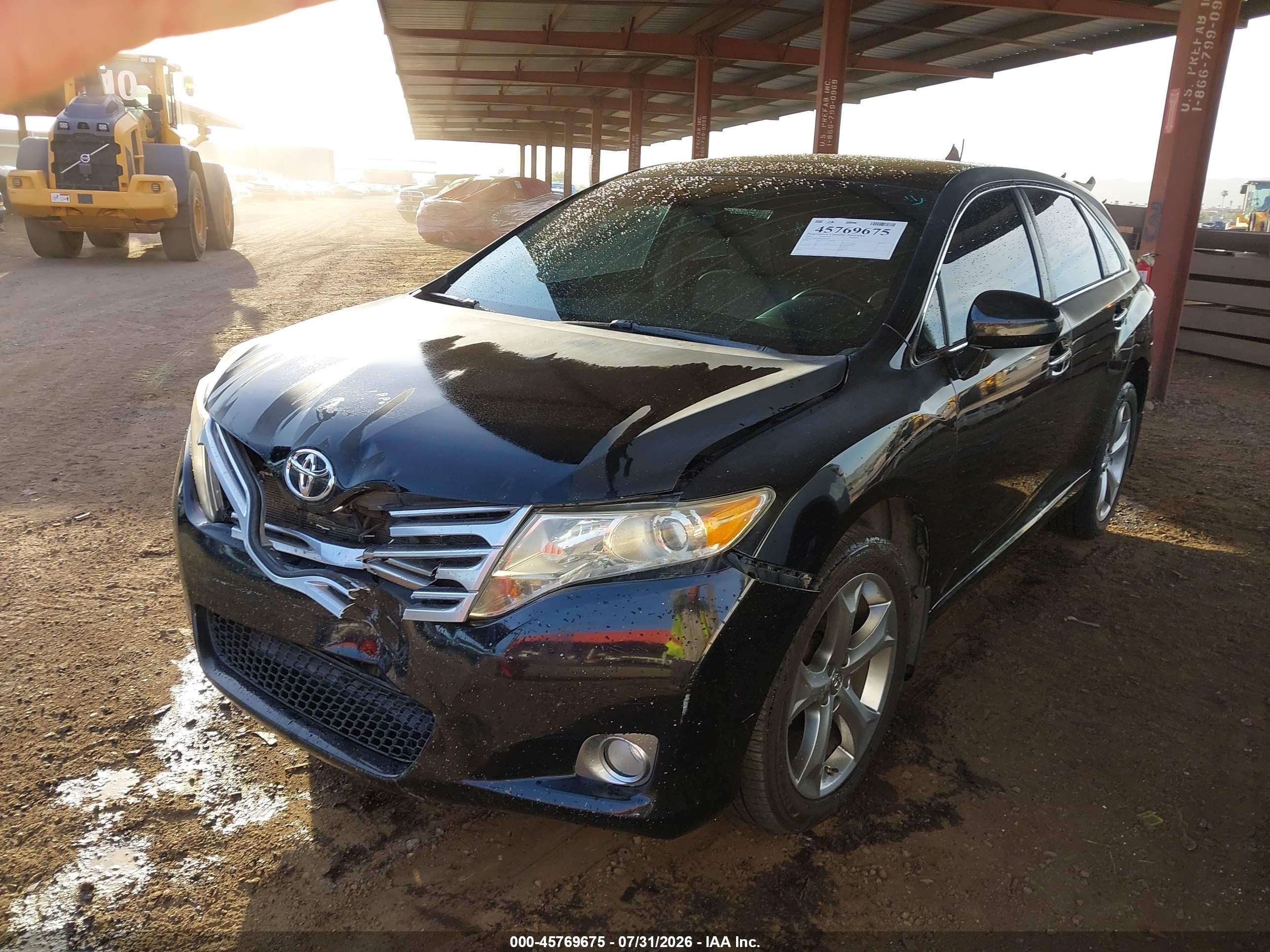 2012 Toyota Venza Limited V6 Black vin: 4T3BK3BB4CU067963