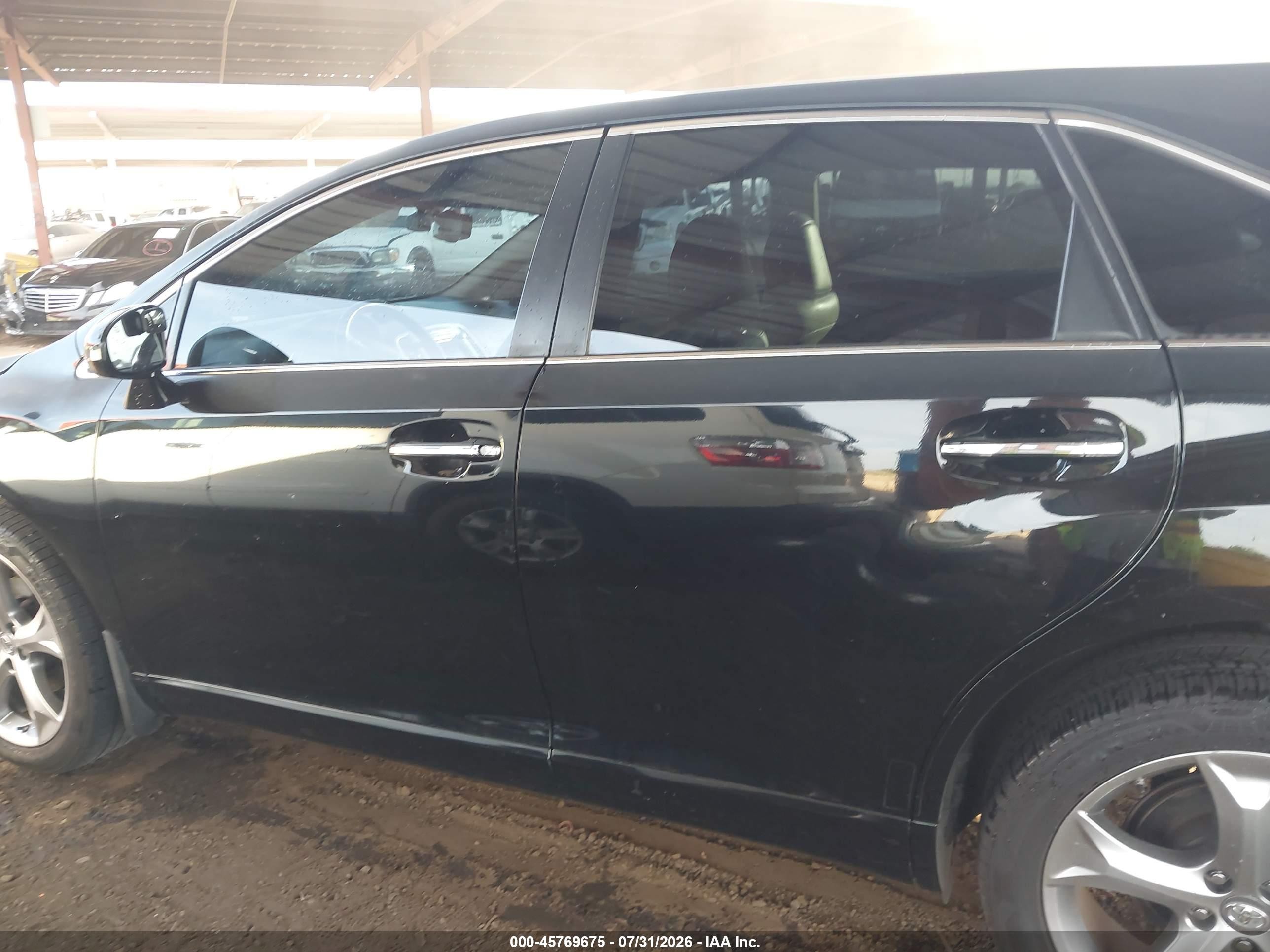 2012 Toyota Venza Limited V6 Black vin: 4T3BK3BB4CU067963